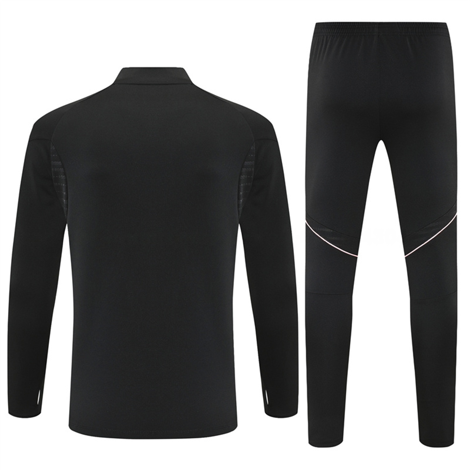 Juventus 25-26 Long Sleeve Training Set - Black Top and Black Pants - Unitedfutballjersey