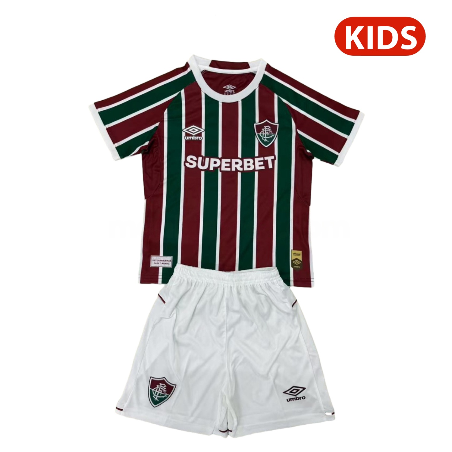 Fluminense 25-26 Home Kids Kit - Unitedfutballjersey