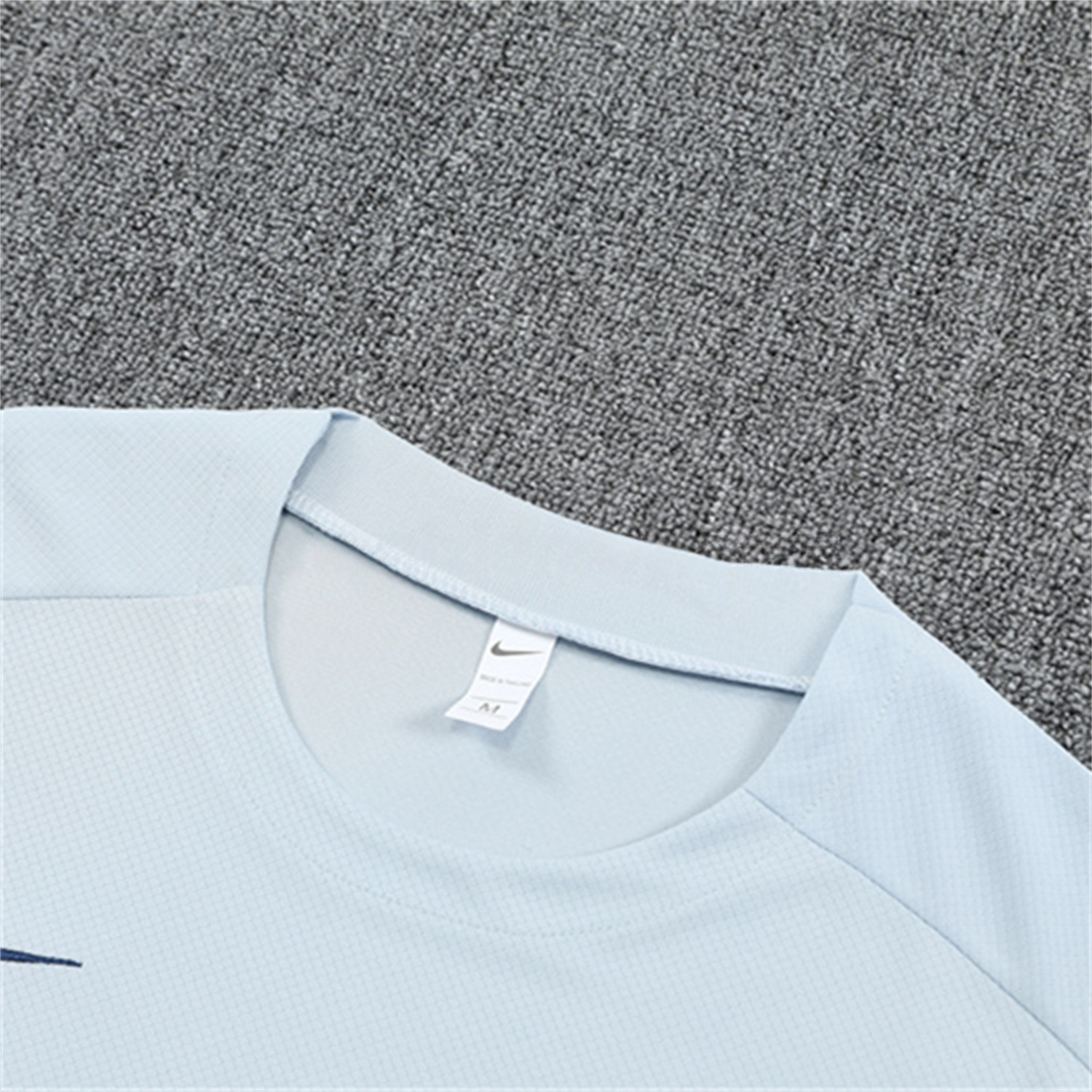 Inter Milan 25-26 Short-Sleeve Training Set - Light Grey Top & Blue Shorts - Unitedfutballjersey