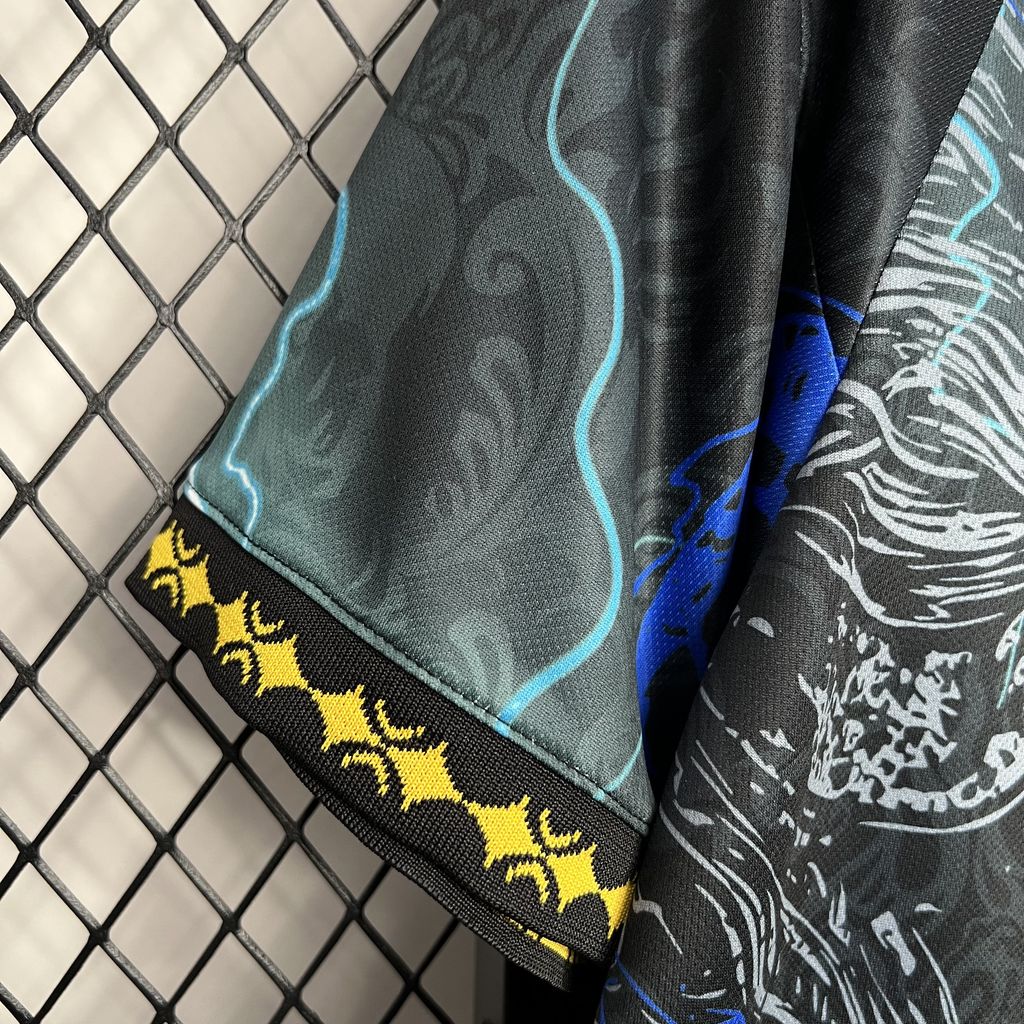 Real Madrid 24-25 White & Blue Loong Special Edition Jersey - Fans Version - Unitedfutballjersey