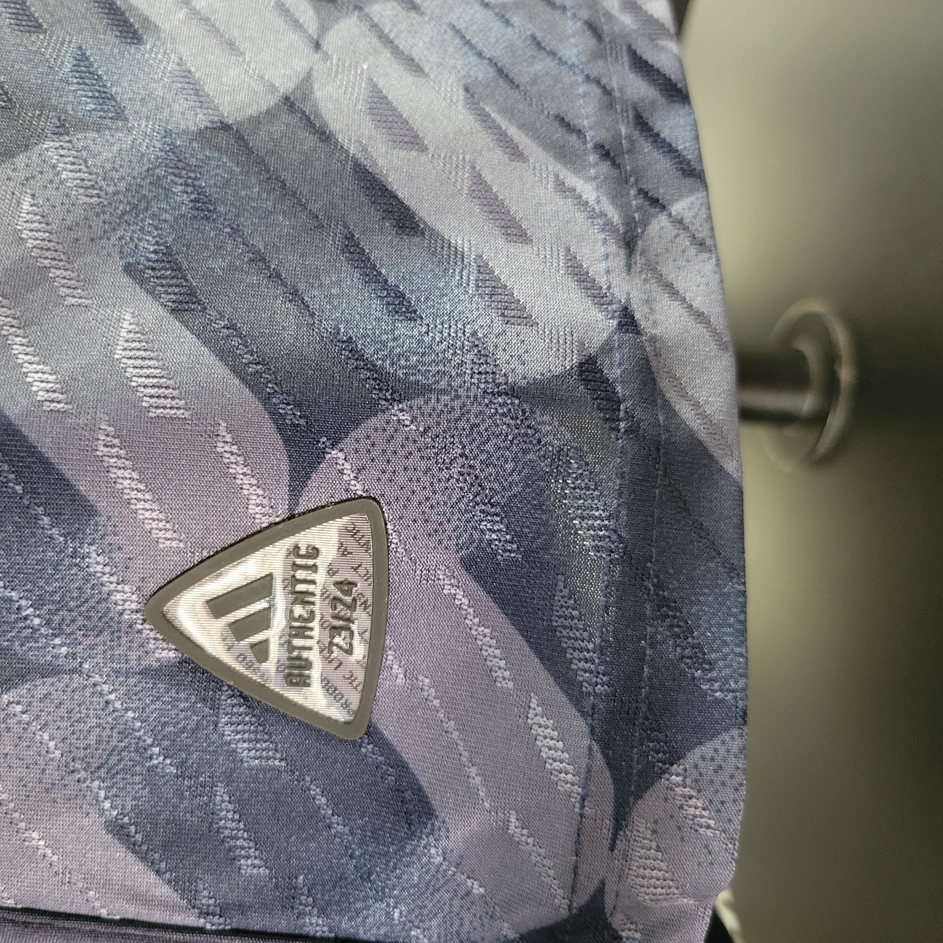 Real Madrid 23-24 Away Blue Jersey - Player Version ( with POP ART Number) - Unitedfutballjersey