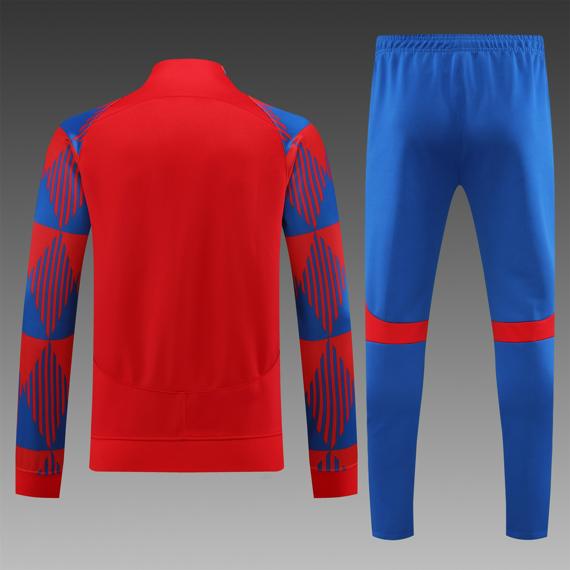 B.A.R.S.A 23-24 Jacket Training Tracksuit Red - Unitedfutballjersey