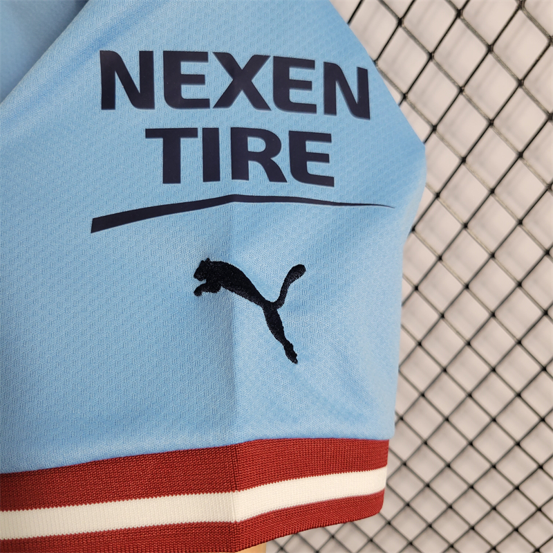 Manchester City 22/23 Home Jersey - Fans Version & Final Haaland - Unitedfutballjersey