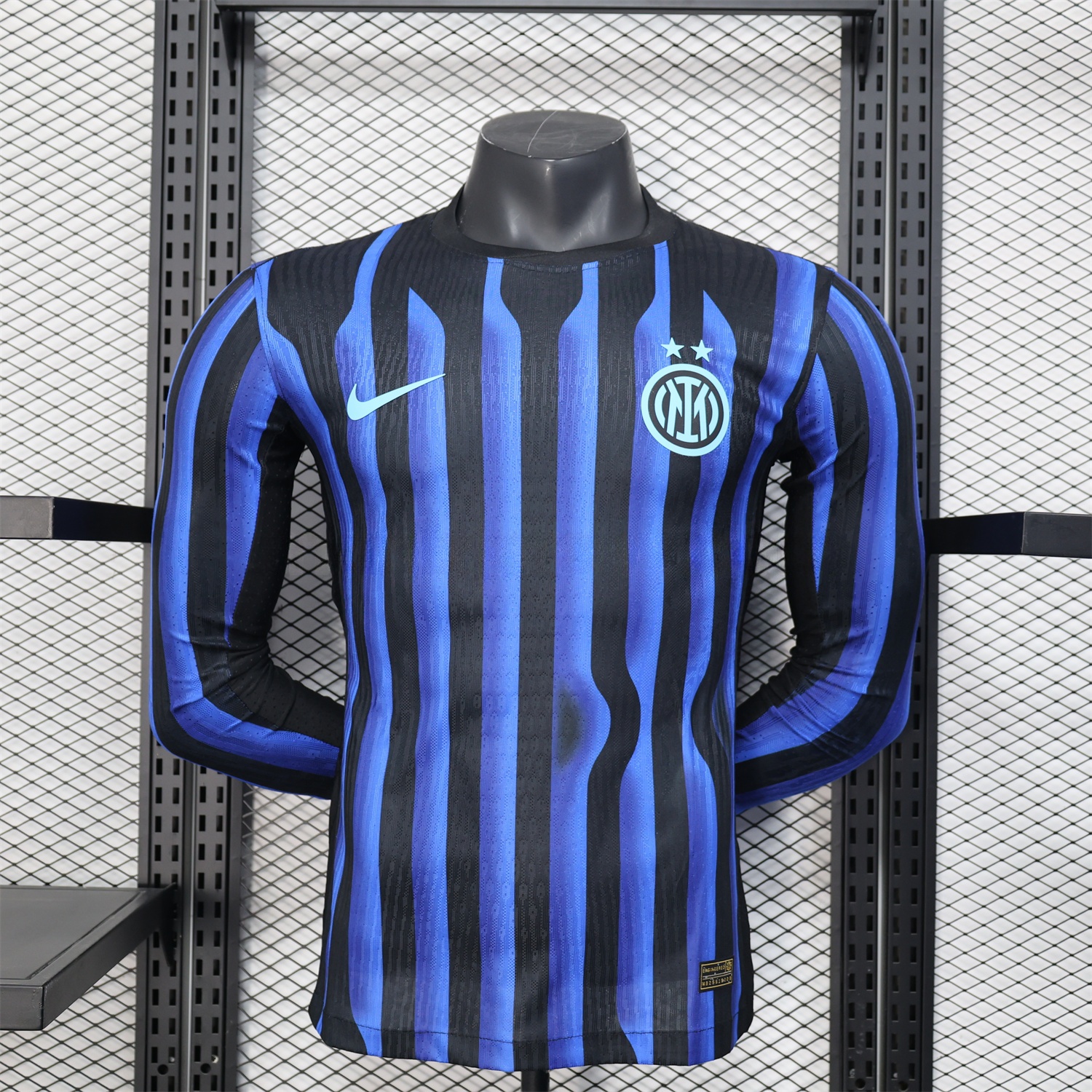 Inter Milan 25-26 Home (Leaked Version) Long Sleeve Jersey - Player Version - Unitedfutballjersey