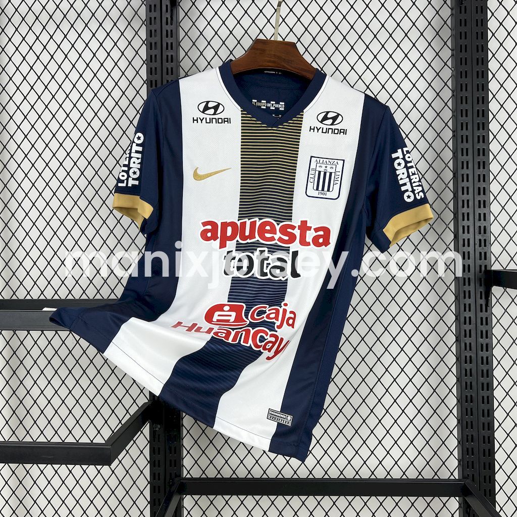 Alianza Lima 25-26 Home Jersey - Fans Version - Unitedfutballjersey