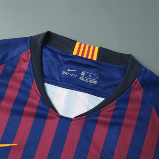 Retro Barcelona 18-19 Home Stadium Jersey - Unitedfutballjersey