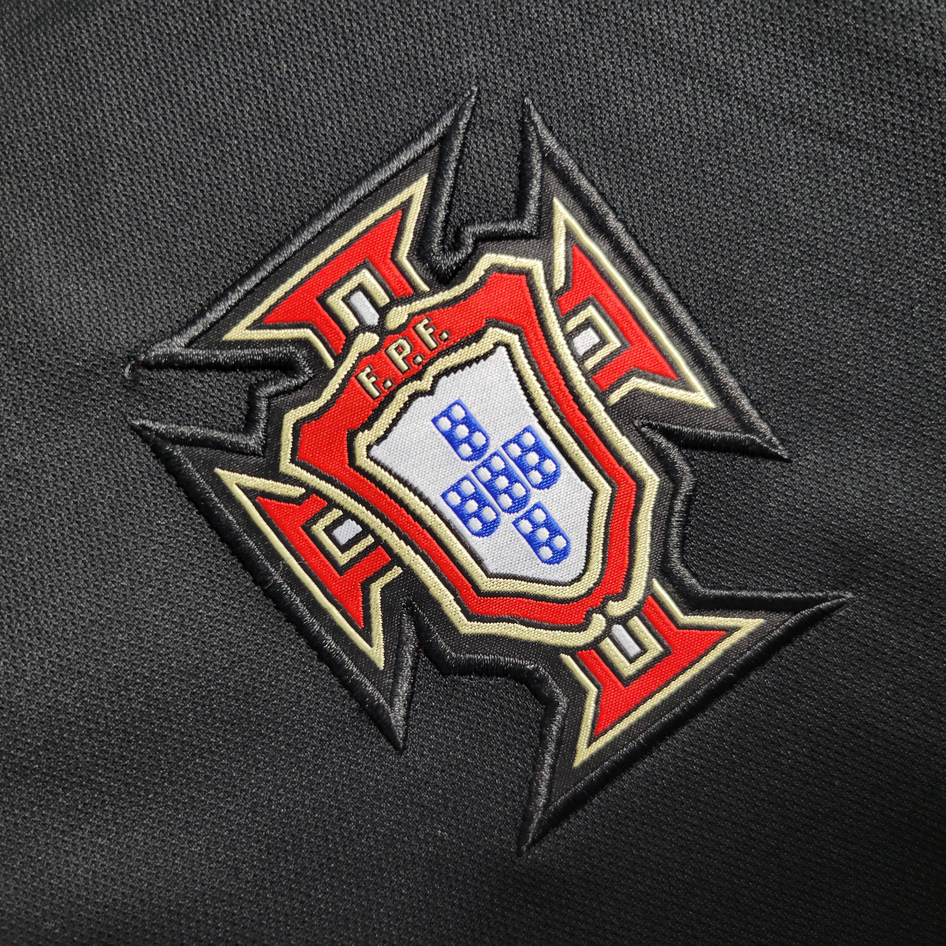 Portugal 23-24 Black Polo Shirt - Unitedfutballjersey