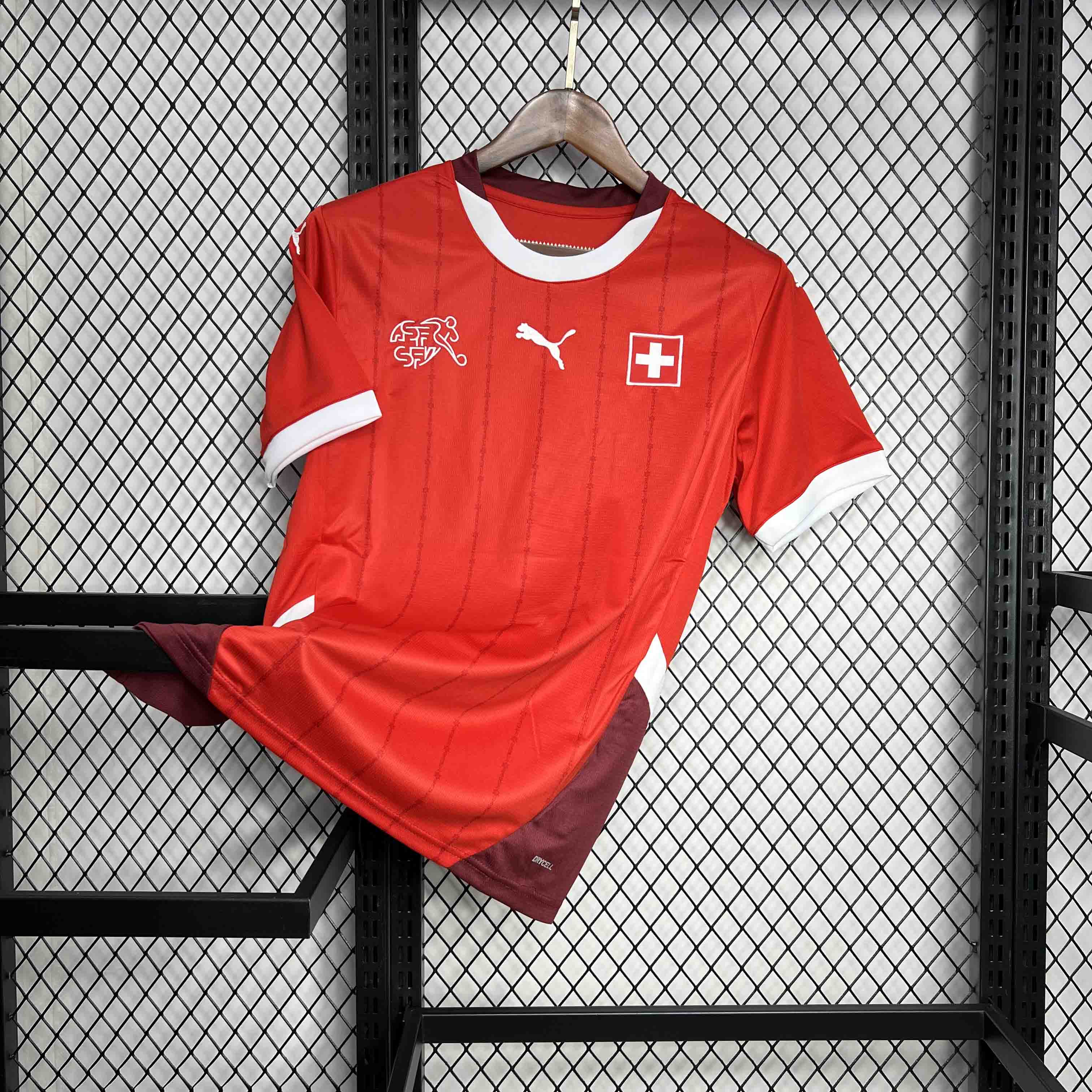 Switzerland 2024 Home Stadium Jersey - Fans Version - Unitedfutballjersey