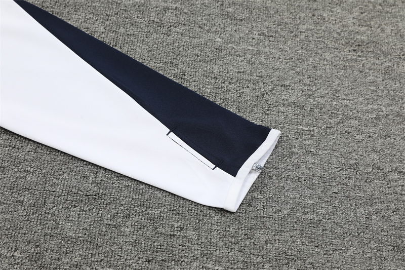 Real Madrid 24-25 Long Sleeve Training Set - White - Unitedfutballjersey