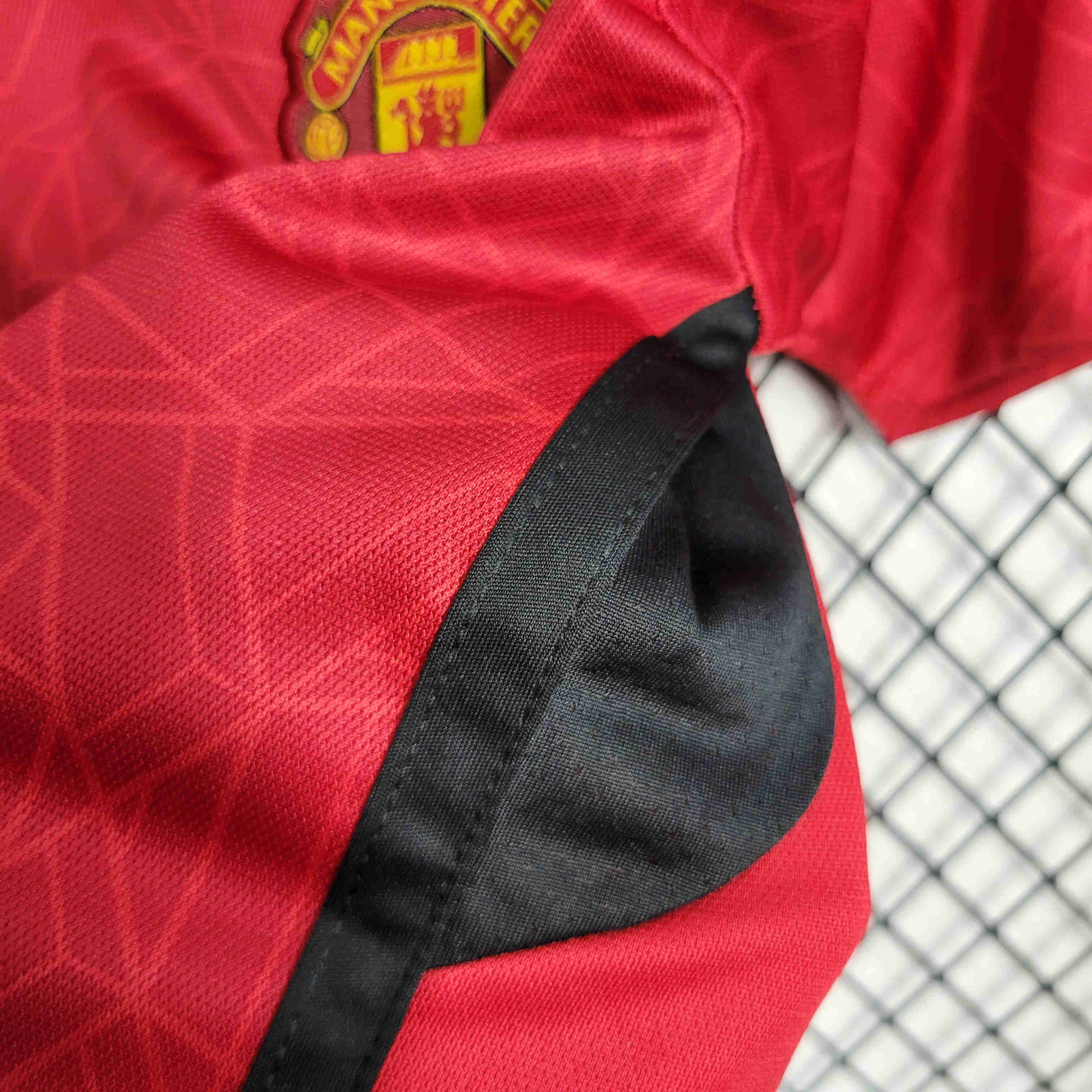 23-24 Manchester United Home Kids Kit - Unitedfutballjersey