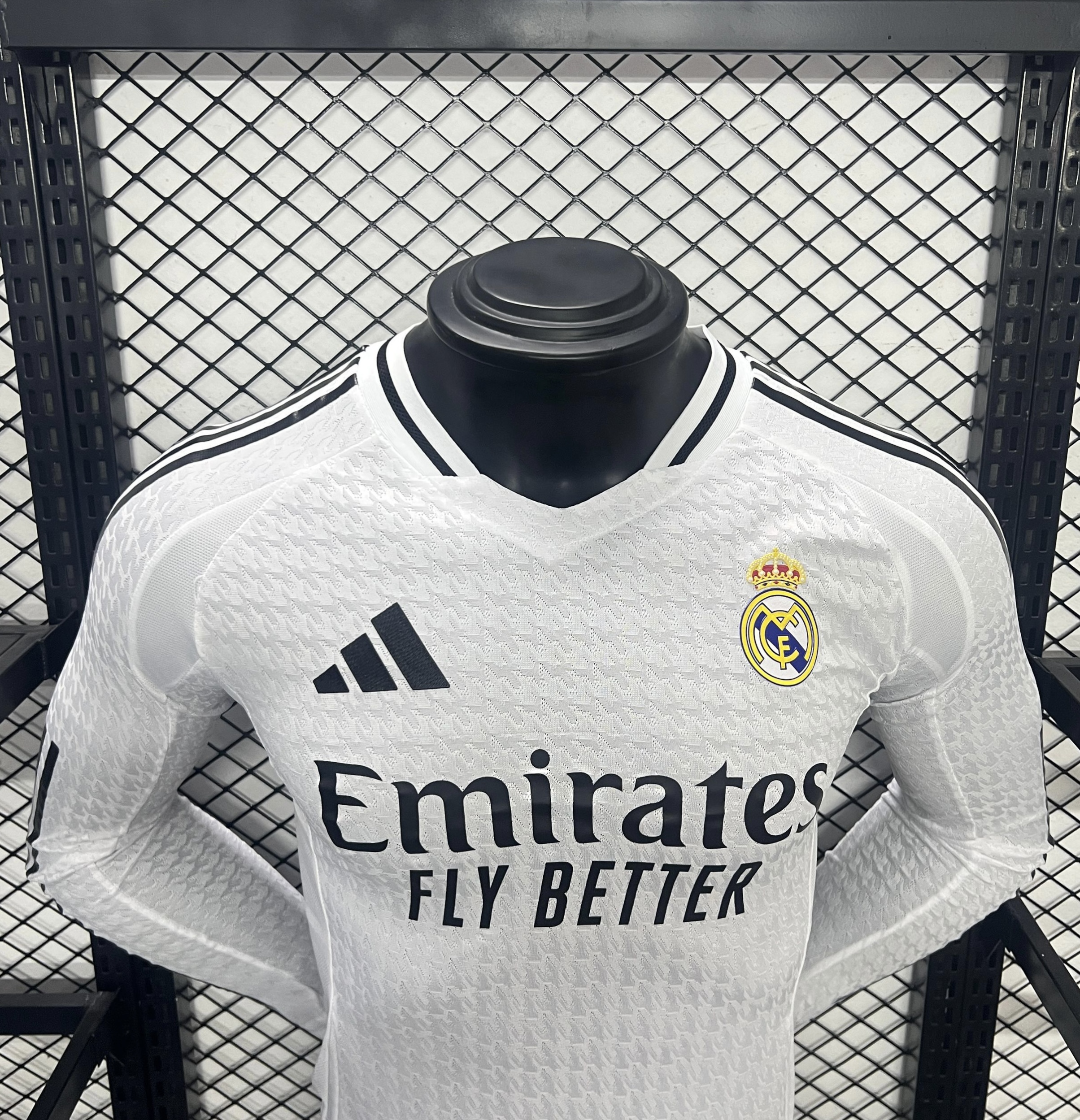 Real Madrid 24-25 Home Long Sleeve Jersey - Player Version - Unitedfutballjersey