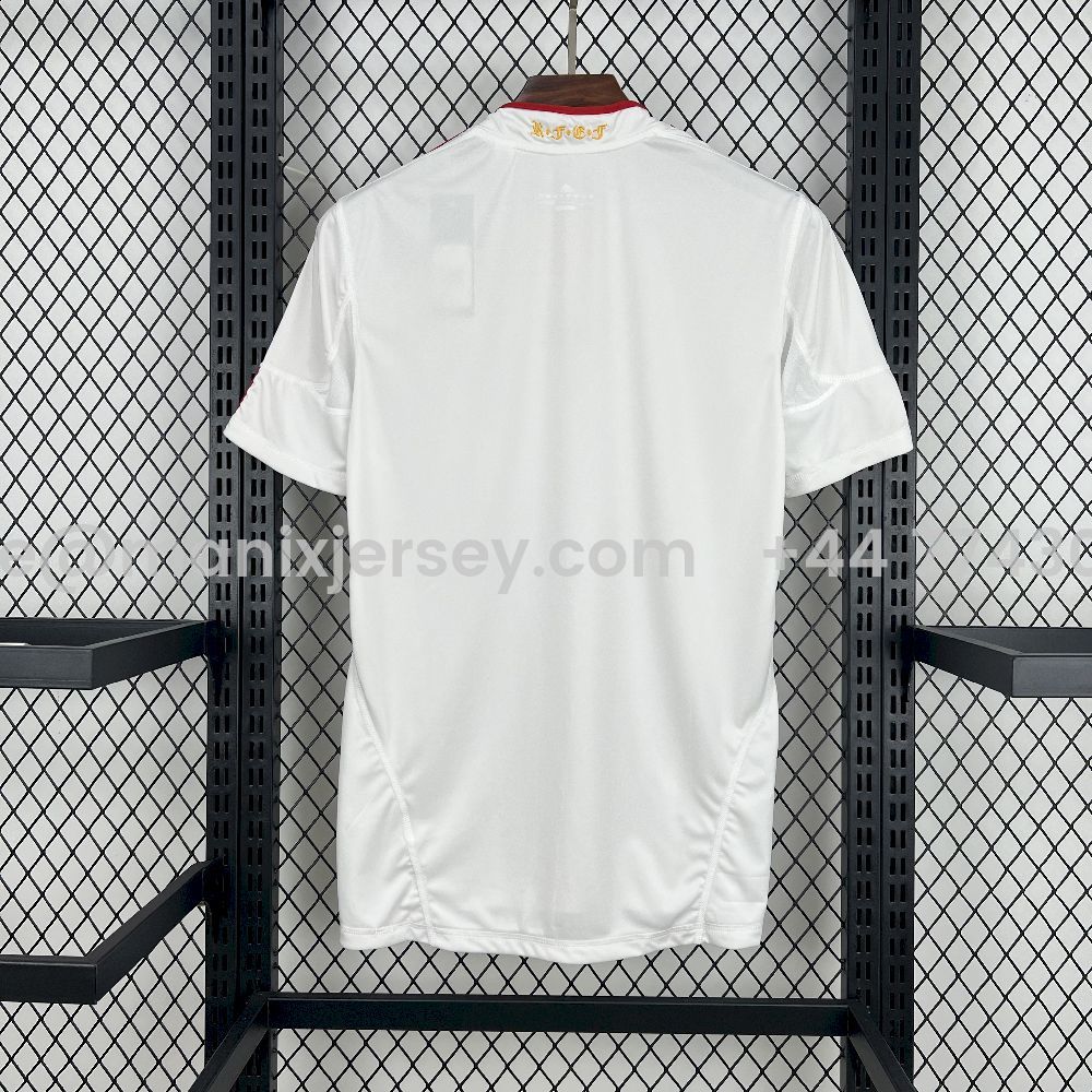 Retro Spain 2011 Away White Jersey - Unitedfutballjersey