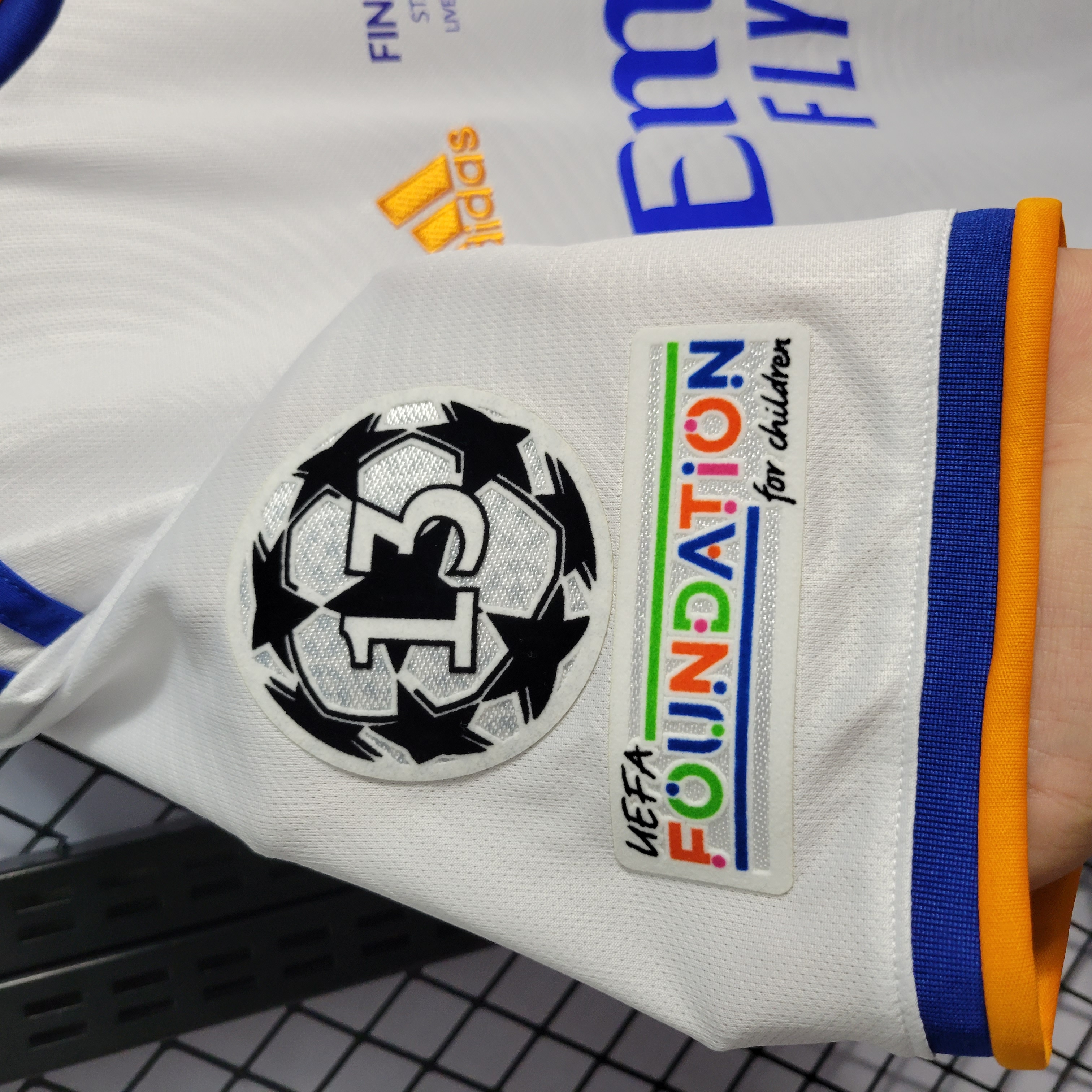 Retro Real Madrid 21-22 Home Stadium Jersey - Champions League Final - Unitedfutballjersey