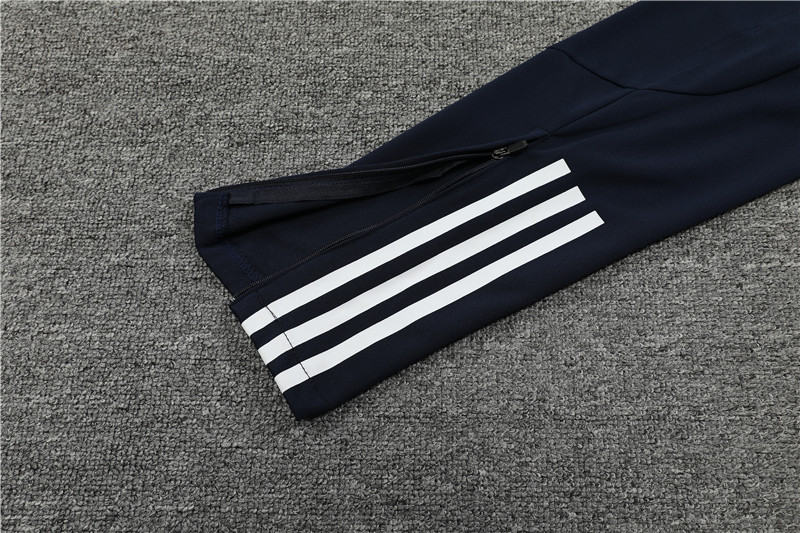 Algeria 23-24 Kids Long Sleeve Training Set Black and Blue - Unitedfutballjersey