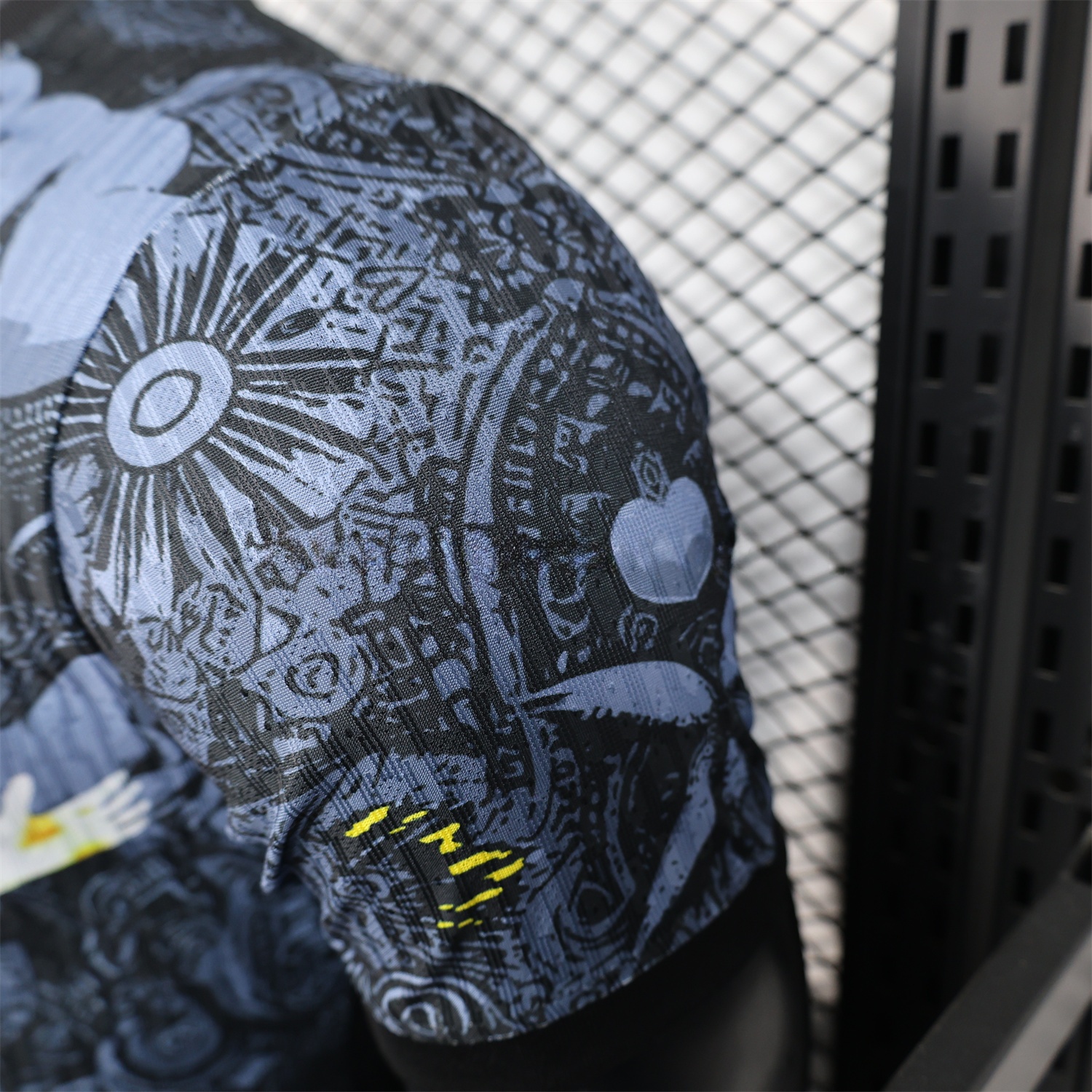 Brazil 25-26 Colorful Jesus Statue Special Black Jersey - Player Version - Unitedfutballjersey