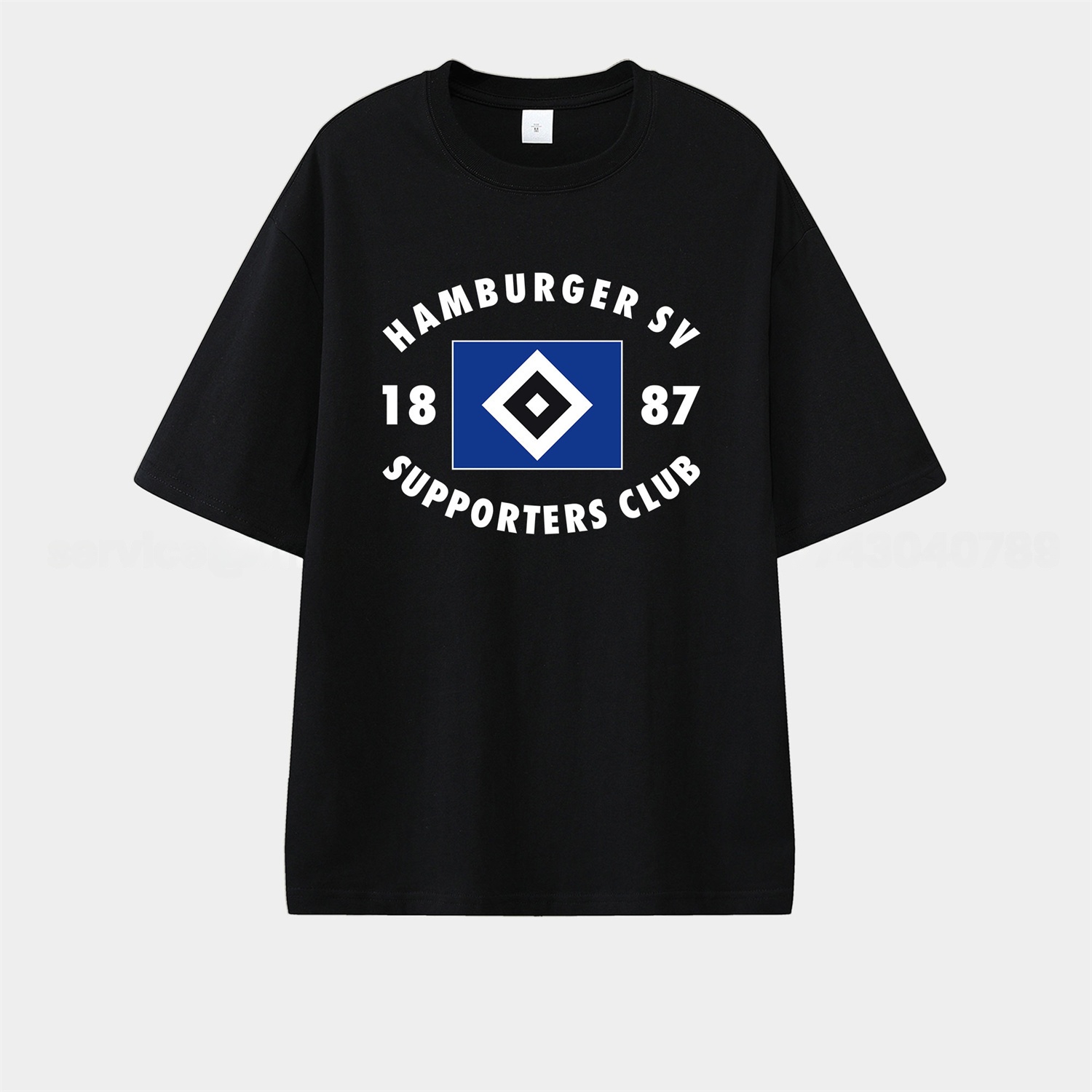 Hamburger SV 1887 Supporters Club Unisex Pure Cotton T-shirt - Unitedfutballjersey