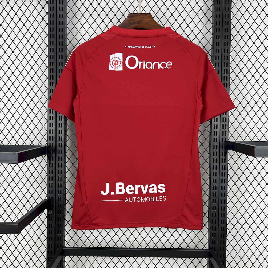 Stade Brestois 24-25 Home Jersey - Fans Version - Unitedfutballjersey