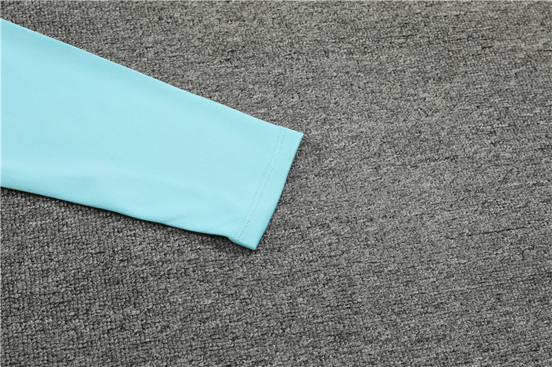 Marseille 23-24 Kids Long Sleeve Training Set Light Blue - Unitedfutballjersey