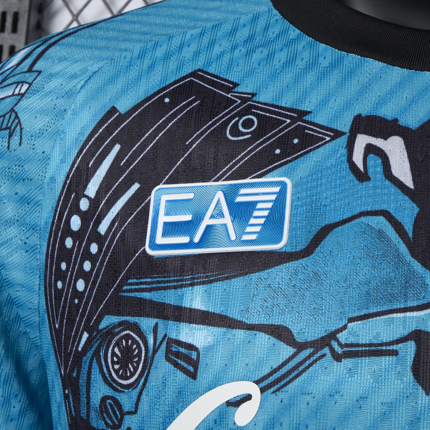 Napoli 25-26 Blue Mecha Training Jersey - Player Version - Unitedfutballjersey