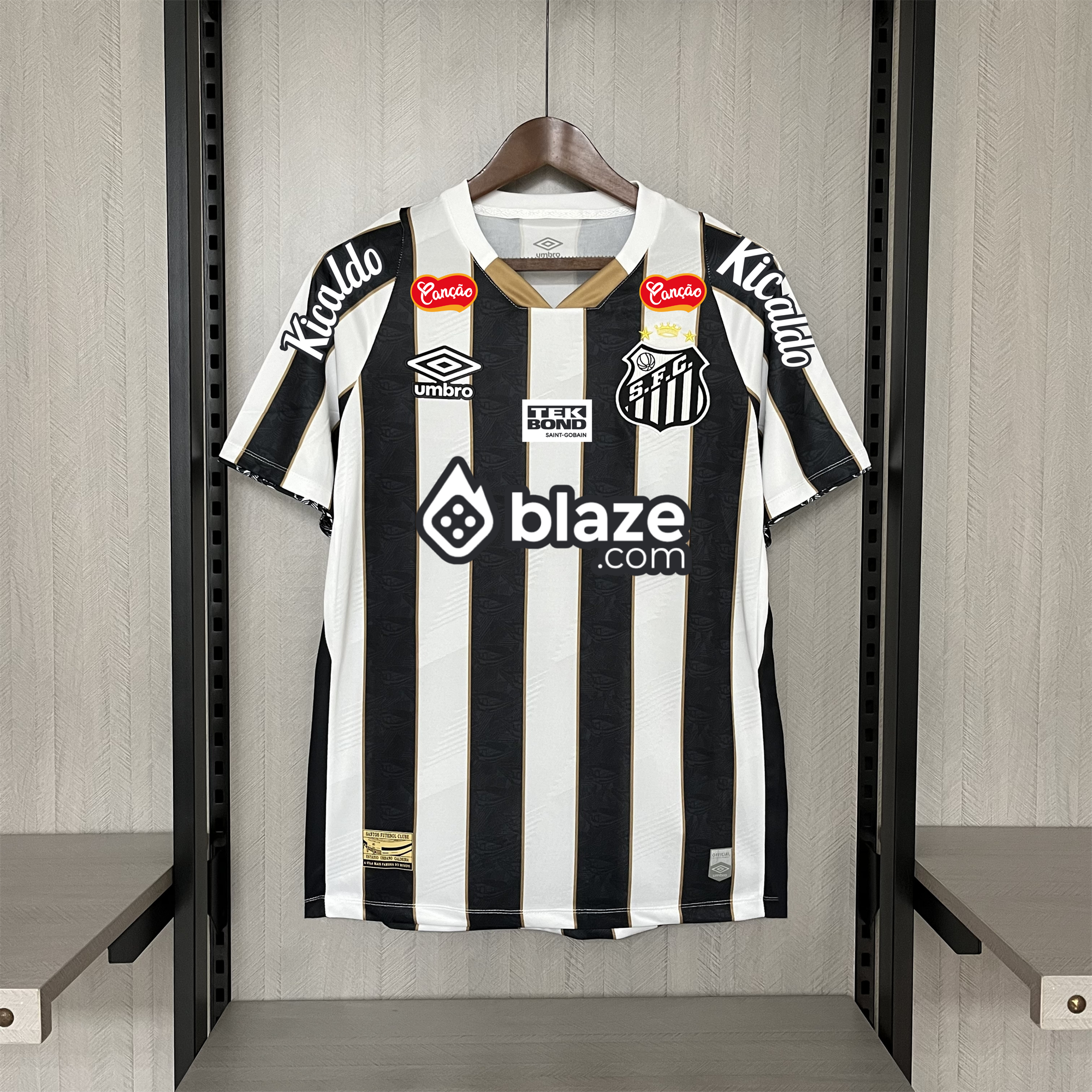 Santos 24-25 Away Jersey with Sponsors - Fans Version - Unitedfutballjersey