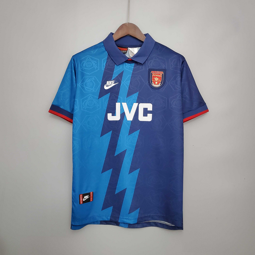 Retro Arsenal 95-96 Away Stadium Jersey - Unitedfutballjersey