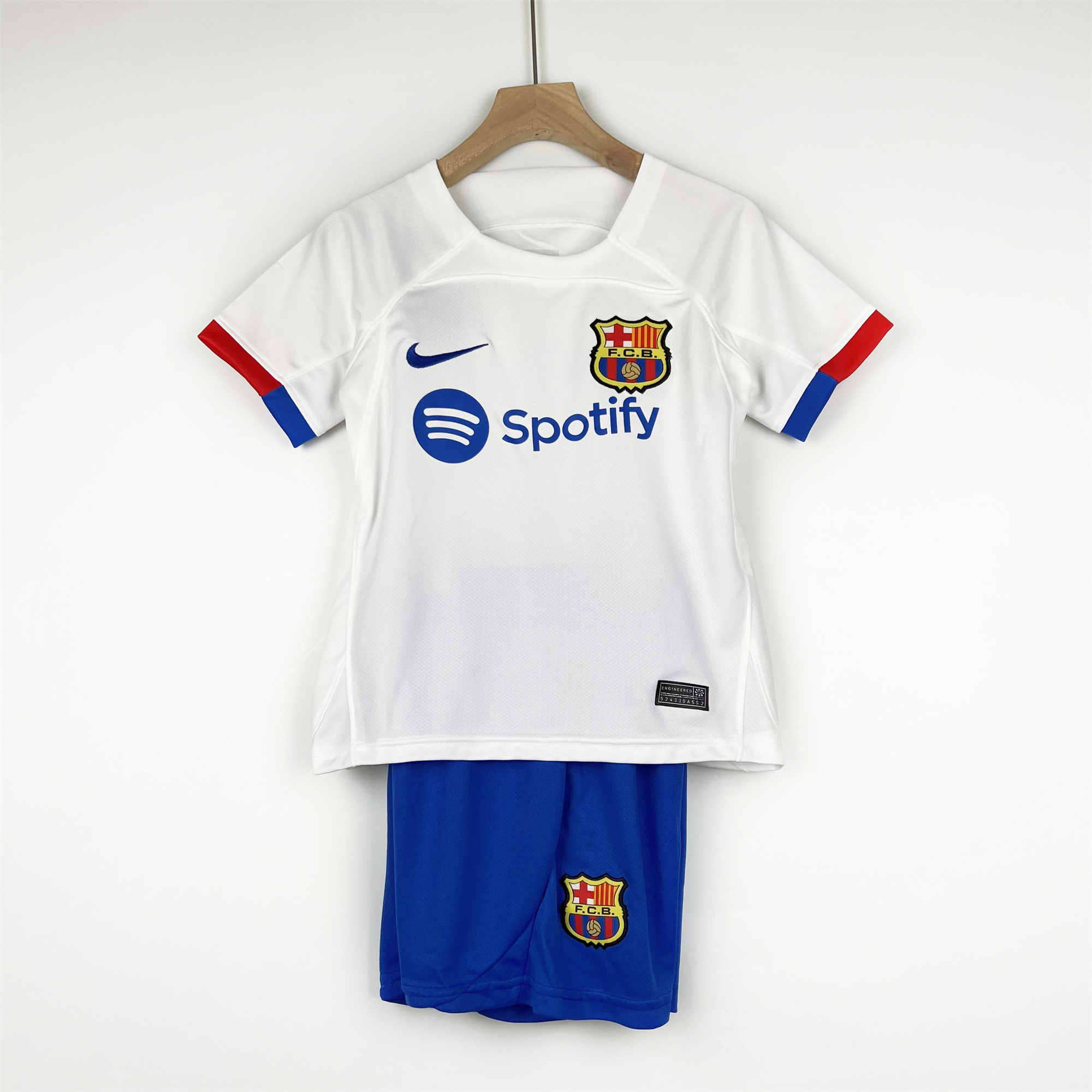 B.A.R.S.A 23-24 Away Kids Kit - Unitedfutballjersey