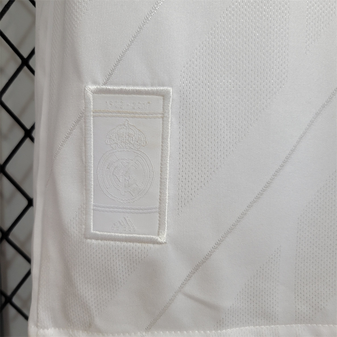 Retro Real Madrid 17-18 Home Jersey - with Champions League Final Final - Unitedfutballjersey