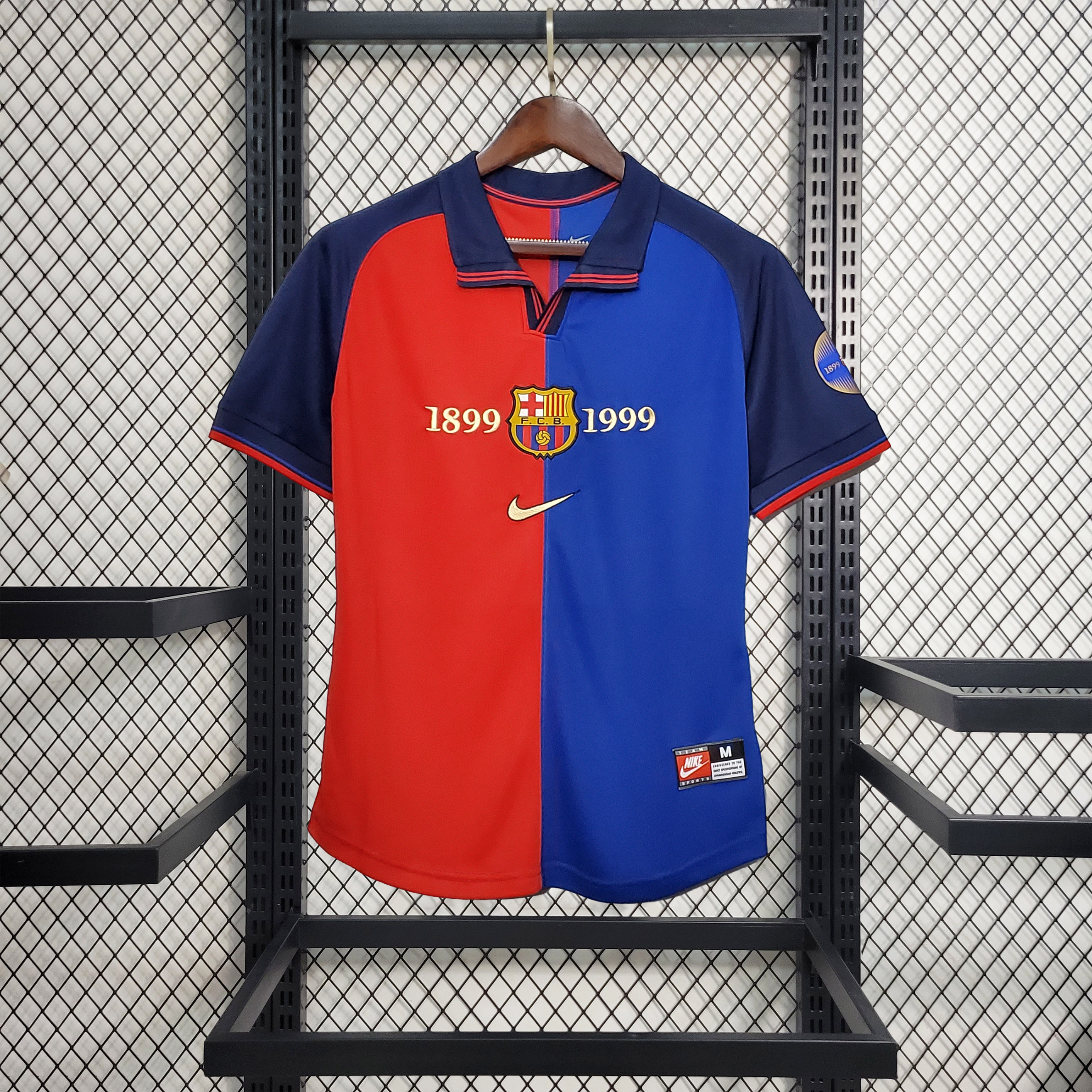 B.A.R.S.A Retro 99-00 Home Stadium Jersey - Unitedfutballjersey