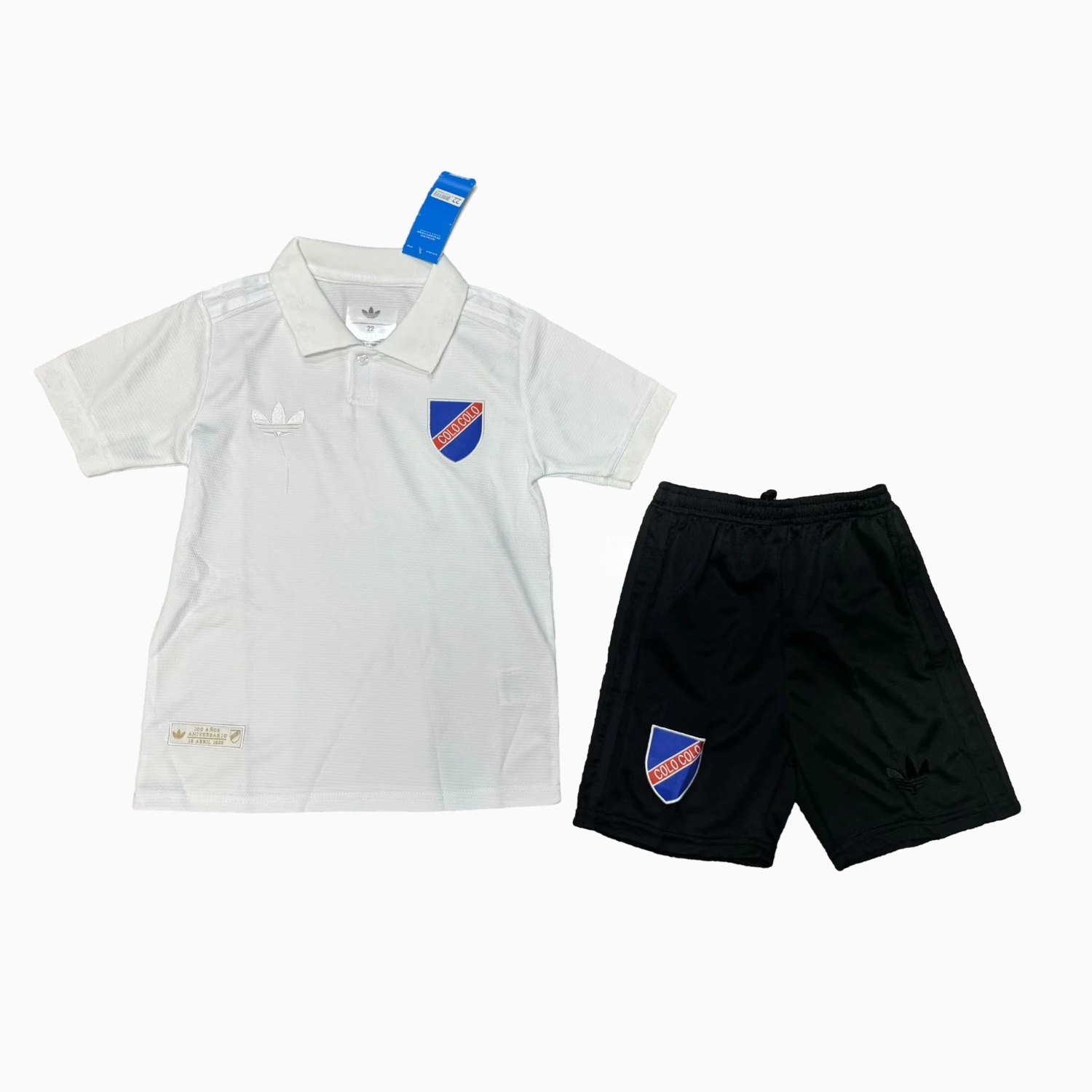Colo Colo 2025 Centenary Special Edition Unsponsored Kids Kit - Unitedfutballjersey