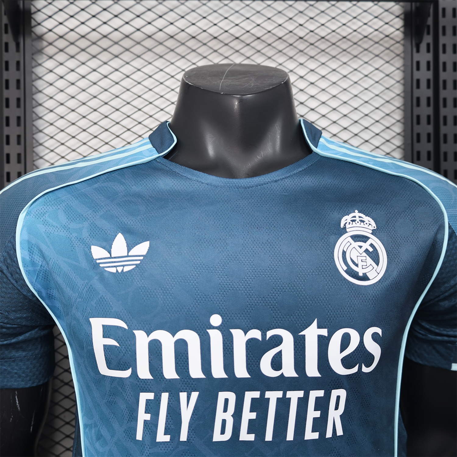 Real Madrid 25-26 Blue Gradient Jersey with RMFC Pattern - Player Version - Unitedfutballjersey