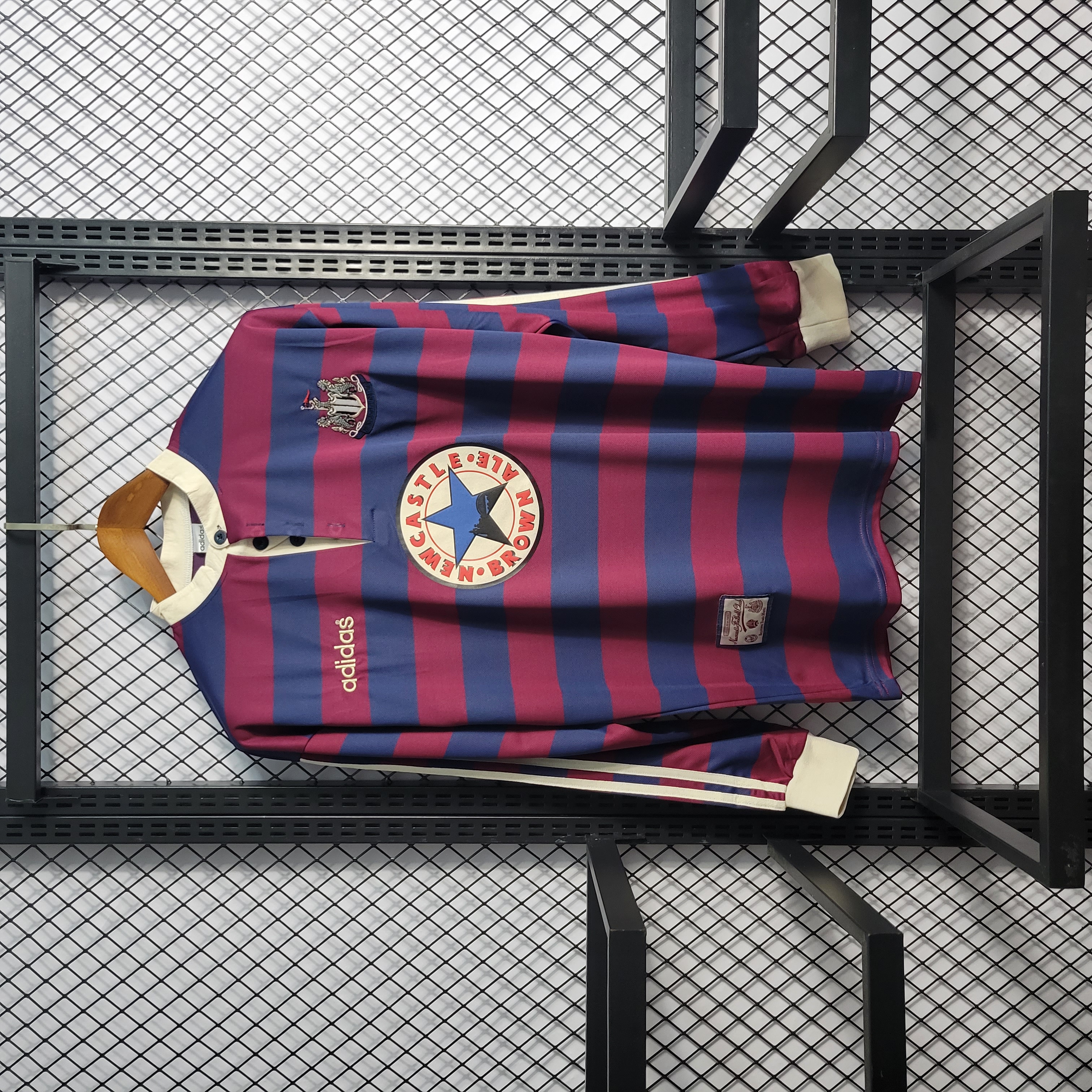 Retro Newcastle United 1995-96 Away Stadium Long Sleeve Jersey - Unitedfutballjersey