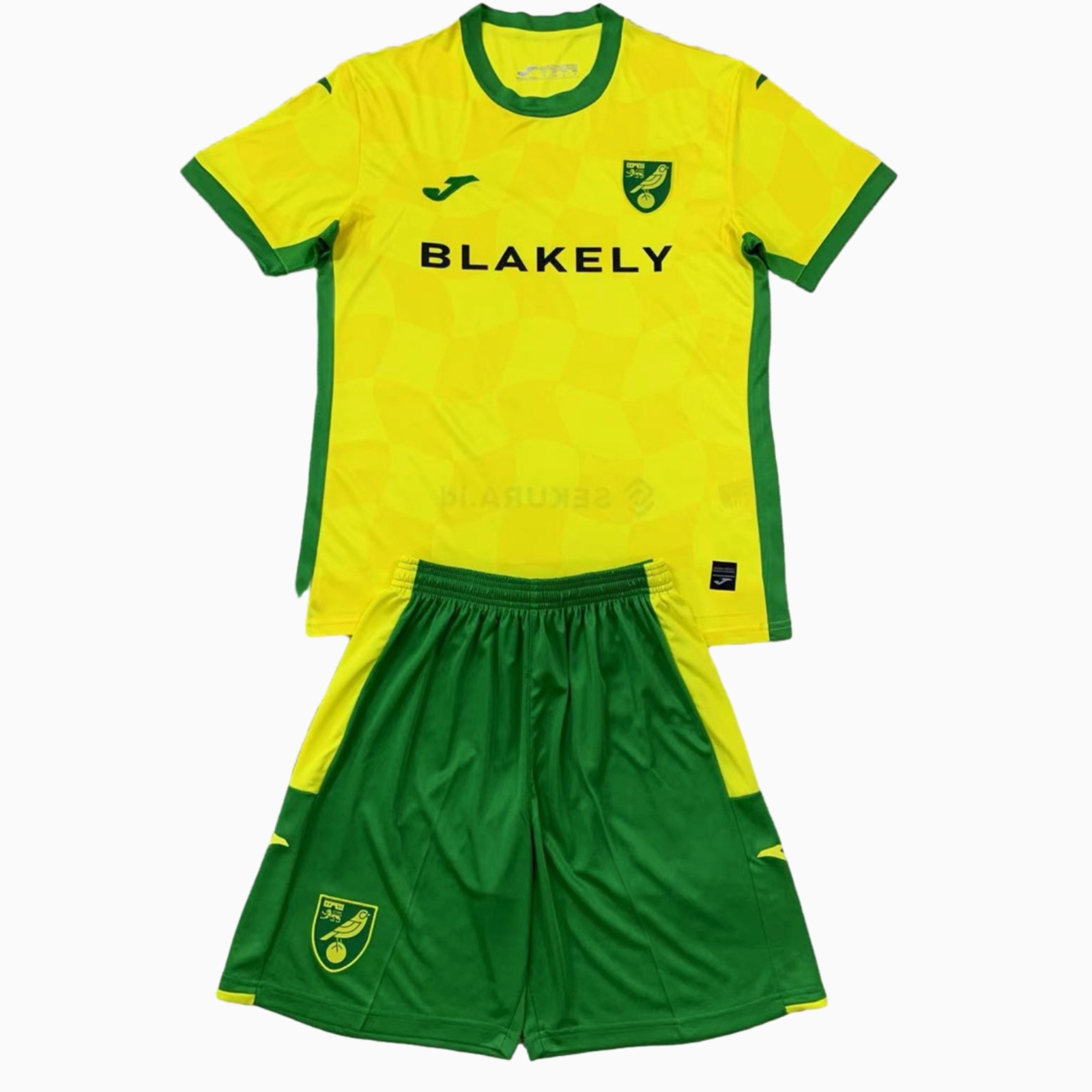 Norwich City 24-25 Home Men's Adult Jersey Set - Fans Version - Unitedfutballjersey