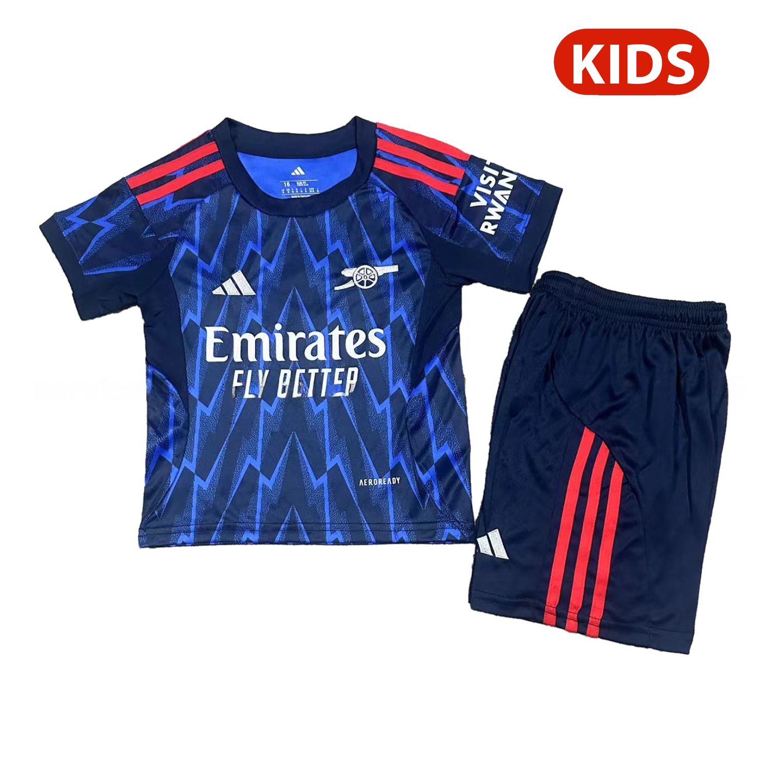 Arsenal 25-26 Away Kids Kit - Unitedfutballjersey