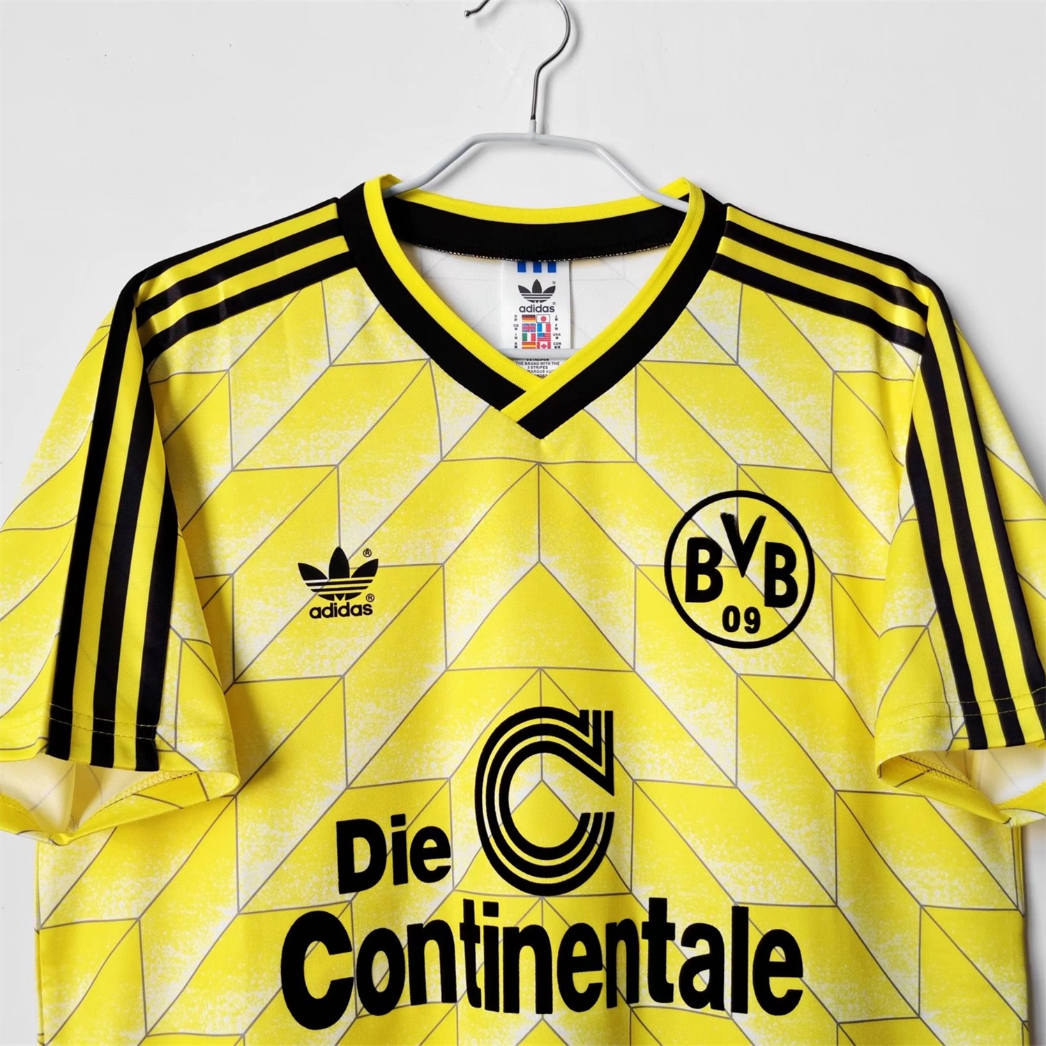 Retro Dortmund 1988-89 Home Jersey - Unitedfutballjersey