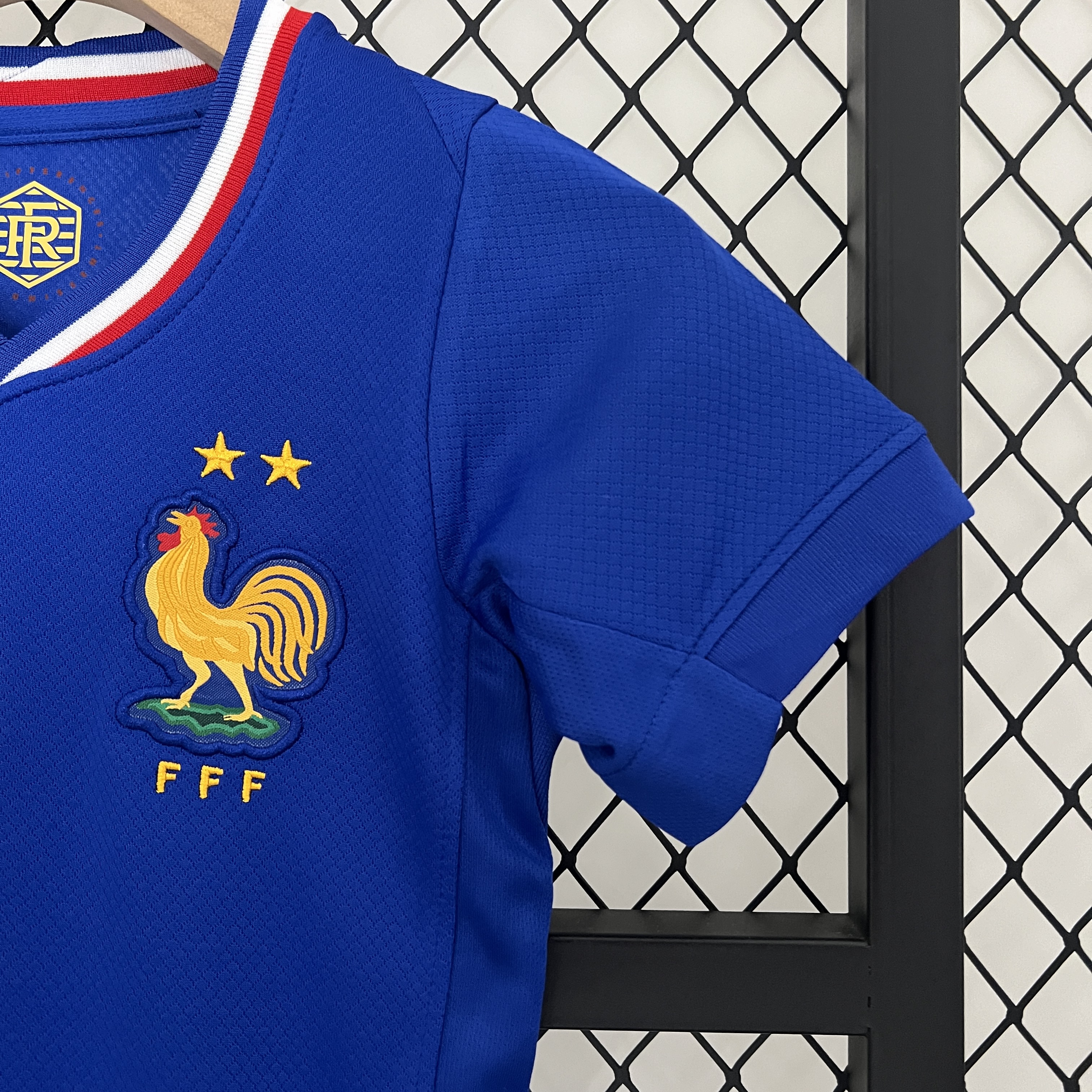 France 2024 Home Stadium Kids Kit - Unitedfutballjersey
