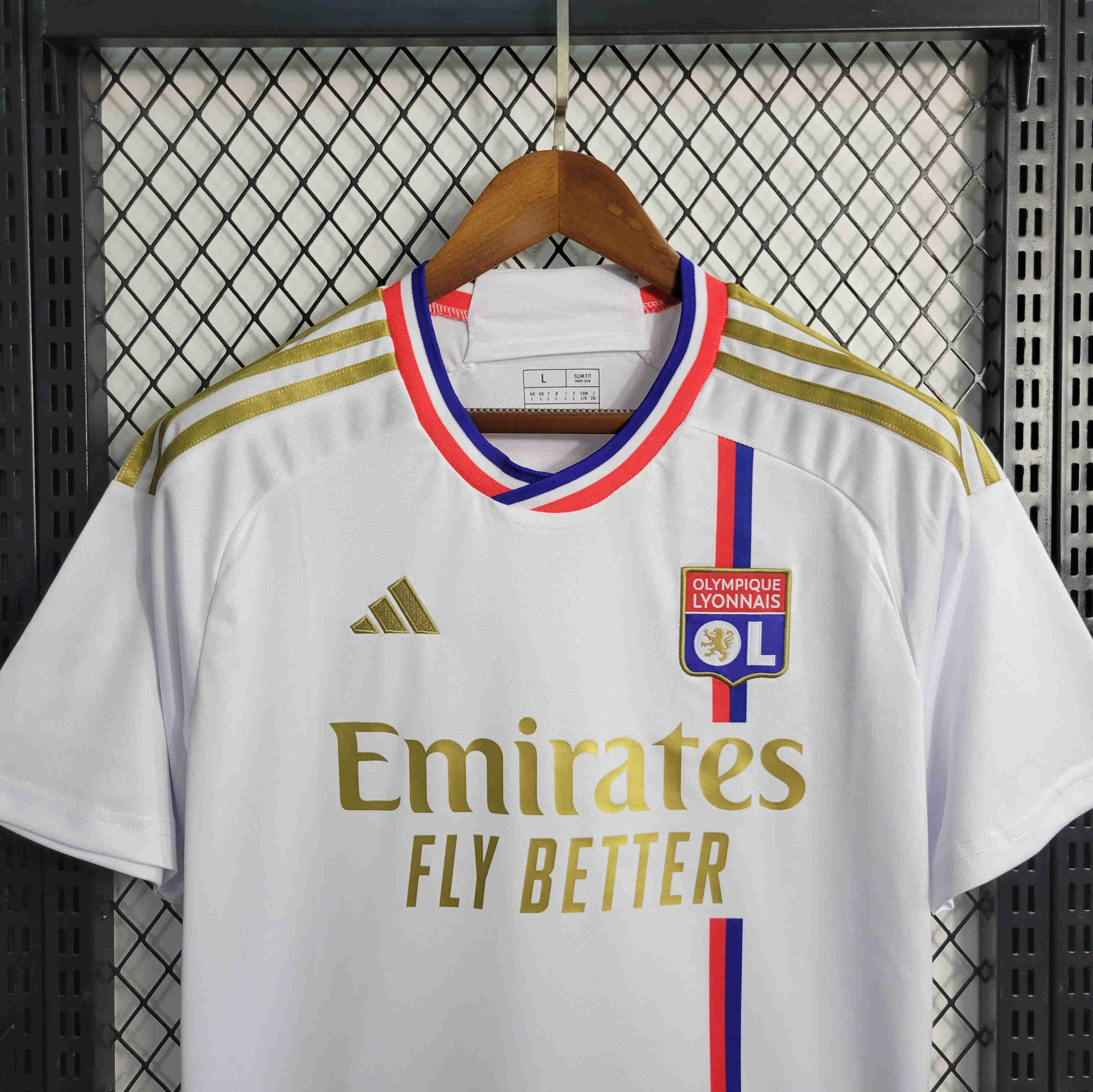 Lyon 23/24 Home Jersey - Fans Version - Unitedfutballjersey