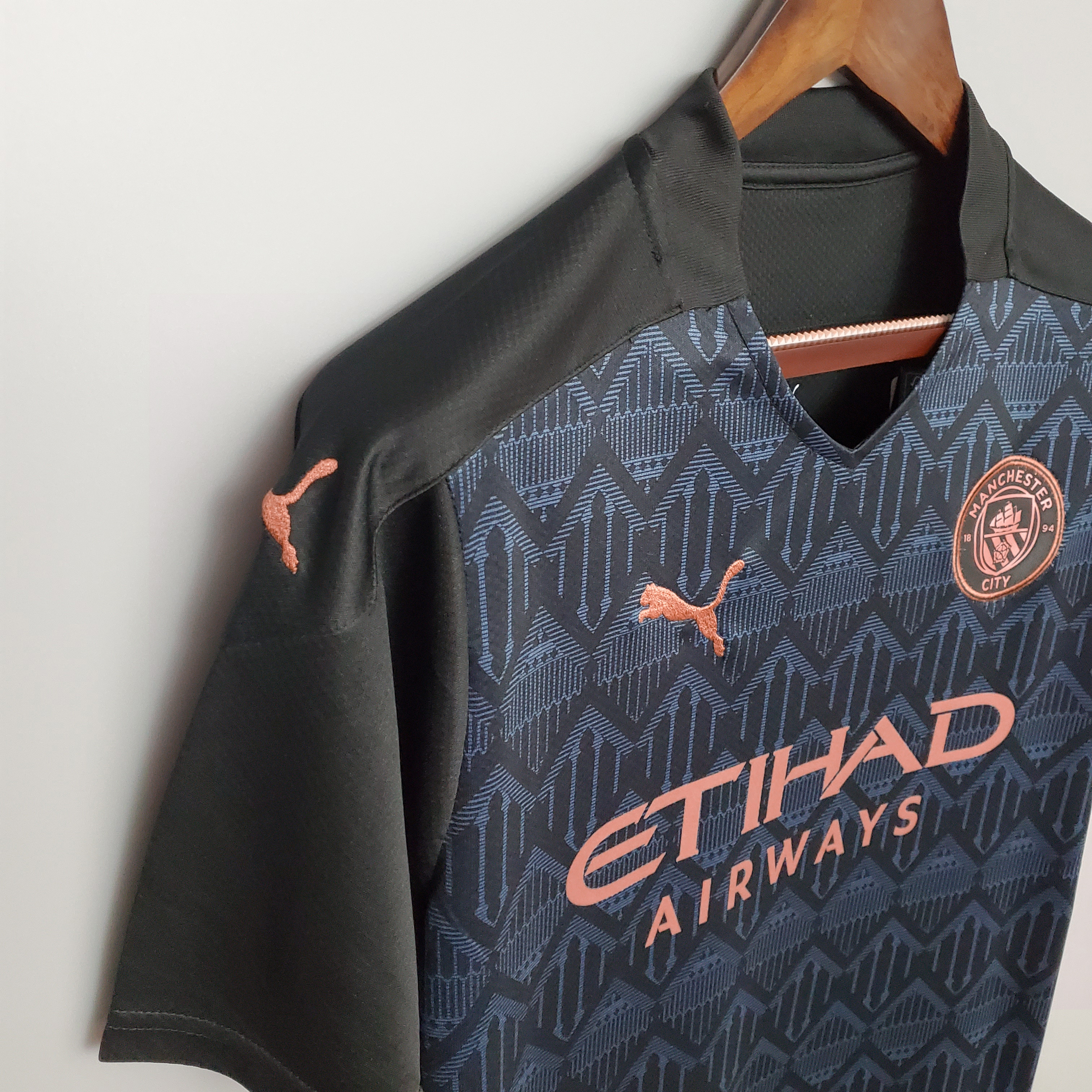 Manchester City 20-21 Away Stadium Jersey - Fans Version - Unitedfutballjersey