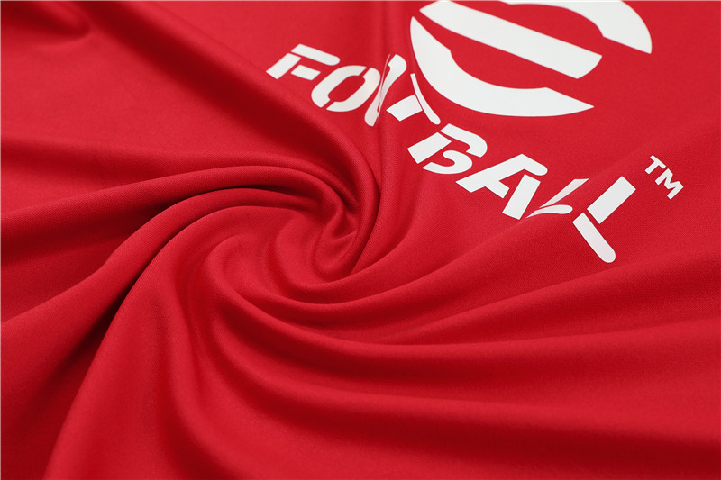 AC Milan 23-24 Kids Long Sleeve Training Set Red - Unitedfutballjersey