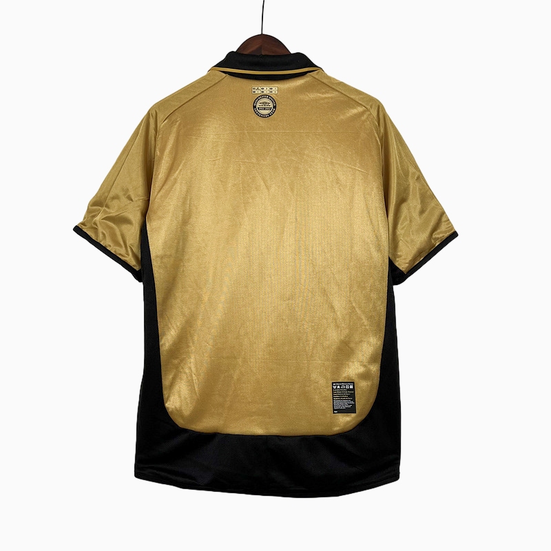 Manchester United Retro 01-02 100th Anniversary Special Edition Jersey - Gold - Unitedfutballjersey