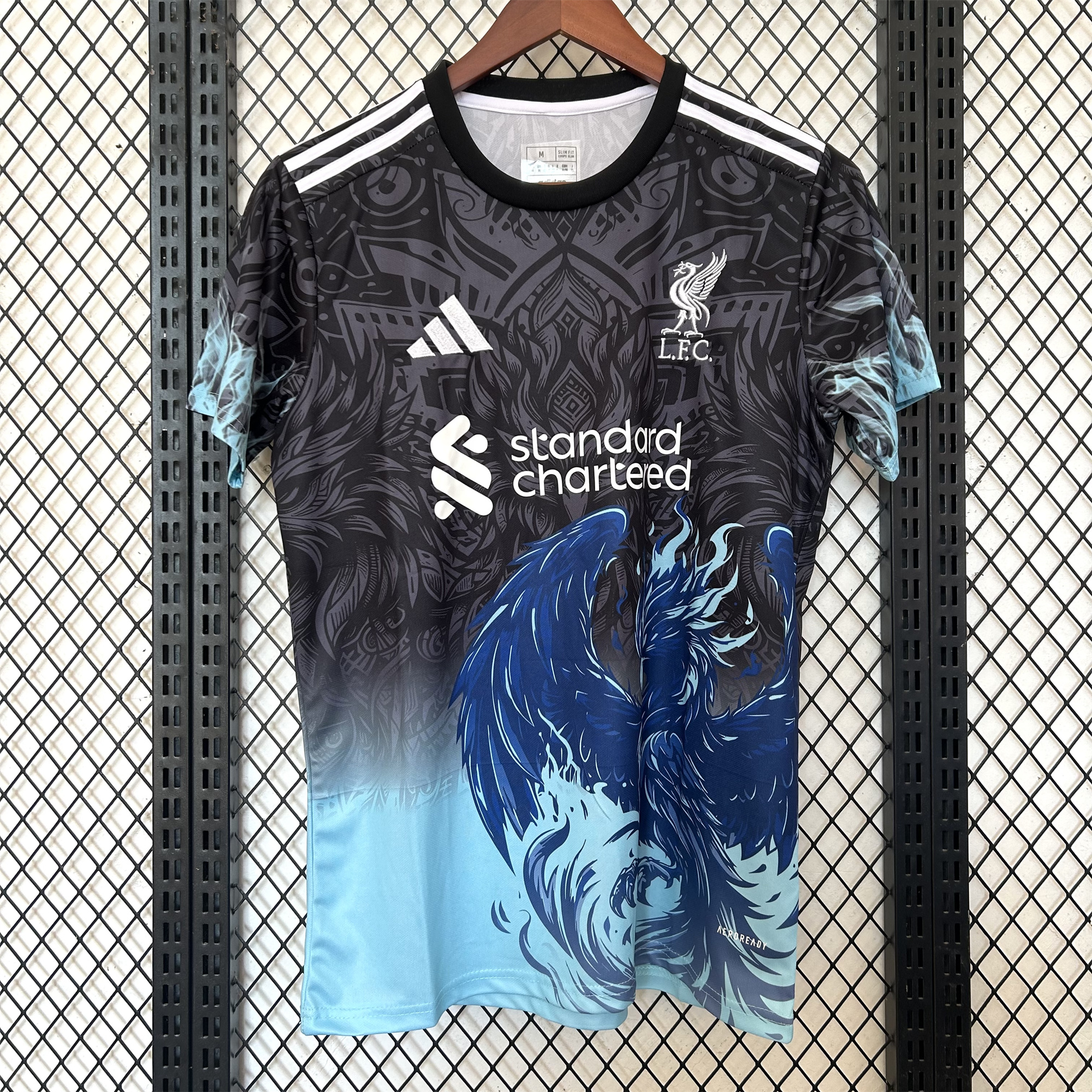 Liver.pool 24-25 Blue Fire Phoenix Special Edition Jersey - Fans Version - Unitedfutballjersey