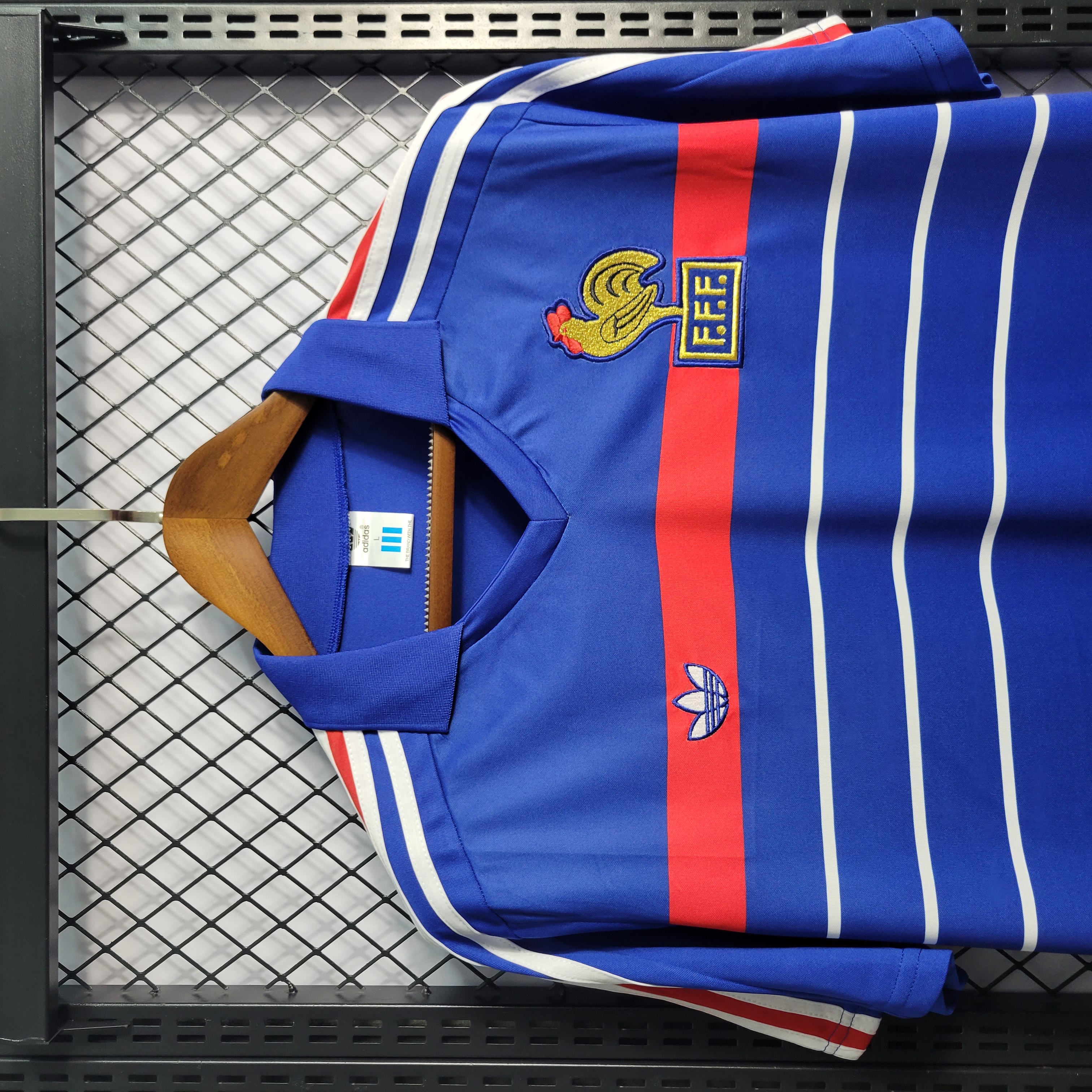 Retro France 1984 Home Stadium Jersey - Unitedfutballjersey