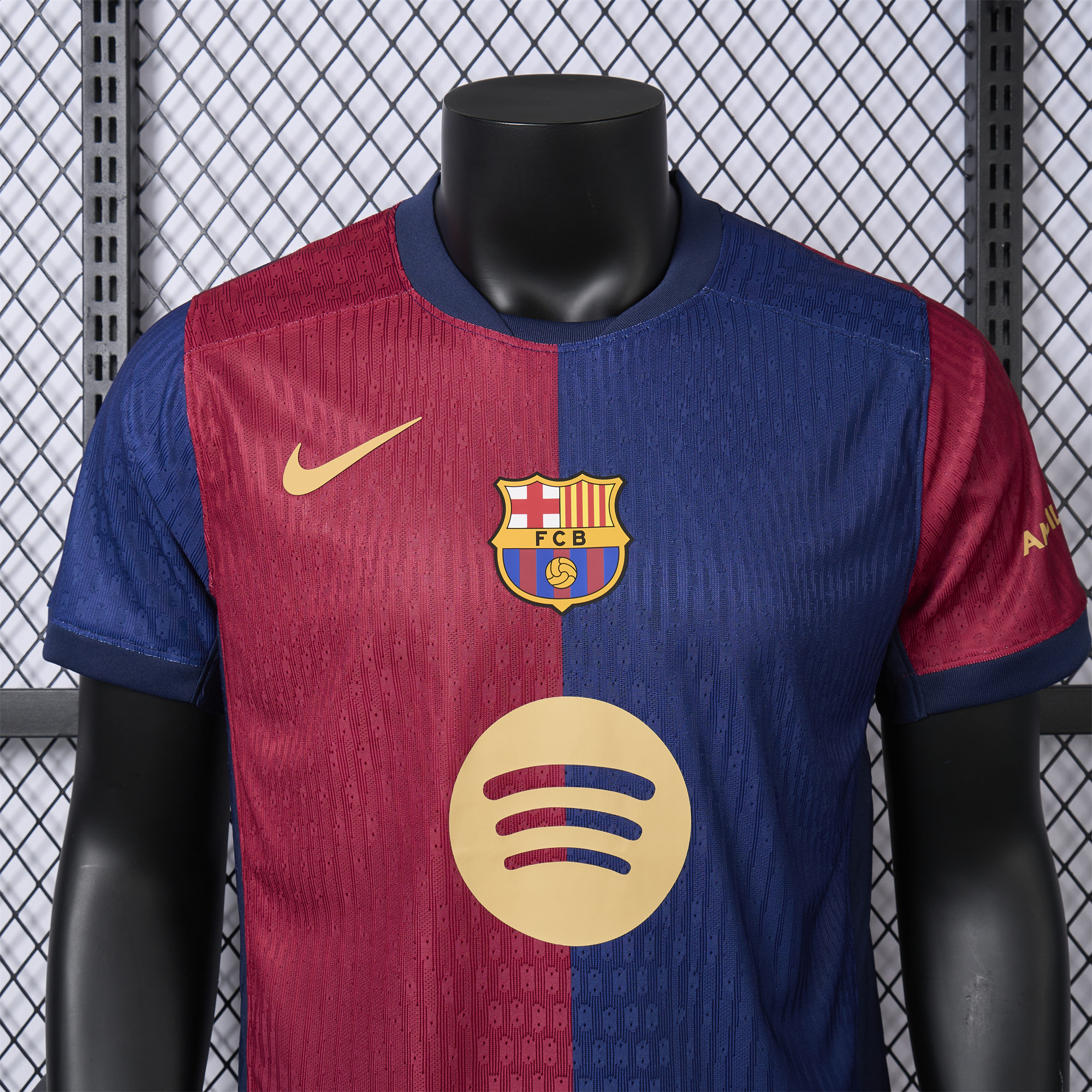 Barcelona 24-25 Home Stadium Jersey with Big Logo - Player Version - Unitedfutballjersey