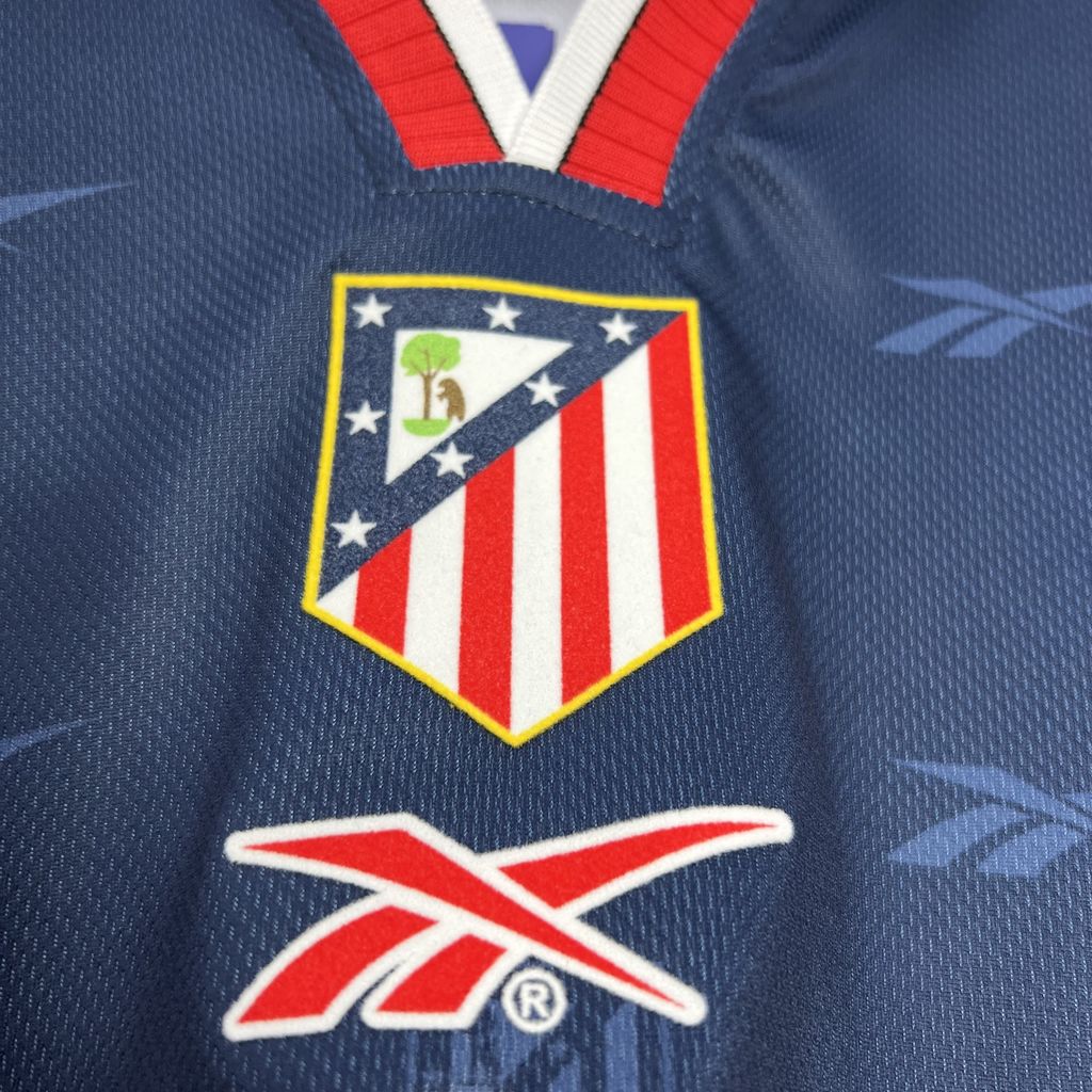 Retro Atletico Madrid 1998-99 Away Jersey - Unitedfutballjersey