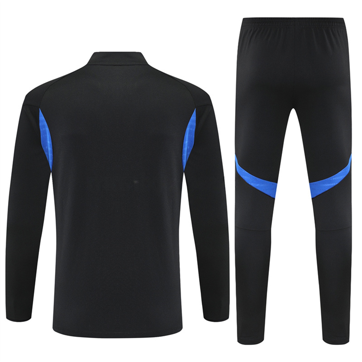 Manchester United 25-26 Long Sleeves Training Set - Black Top & Black Pants - Unitedfutballjersey