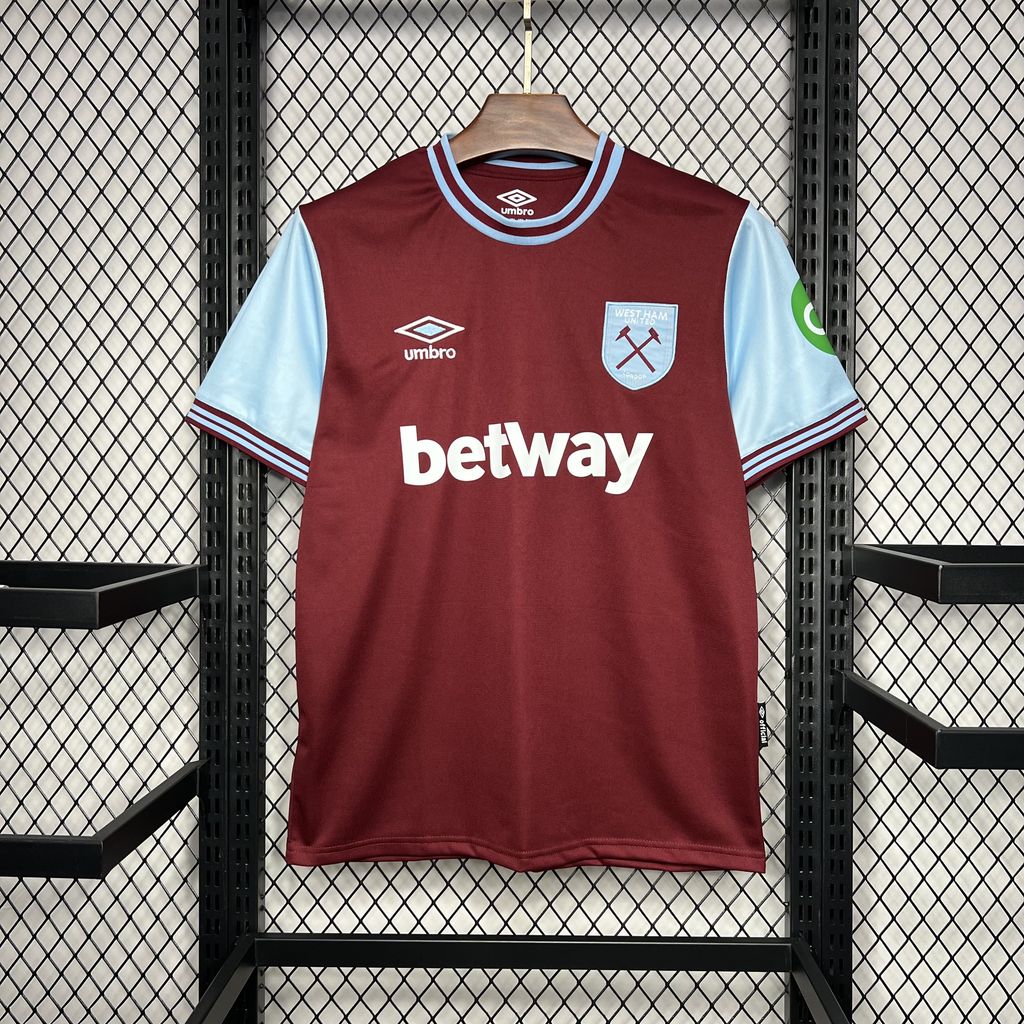 West Ham United 24-25 Home Stadium Jersey - Fans Version - Unitedfutballjersey