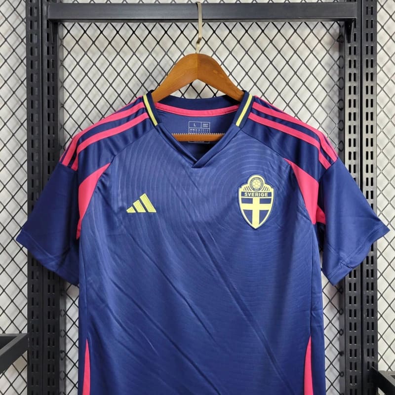 Sweden 2024 Away Jersey - Fans Version - Unitedfutballjersey