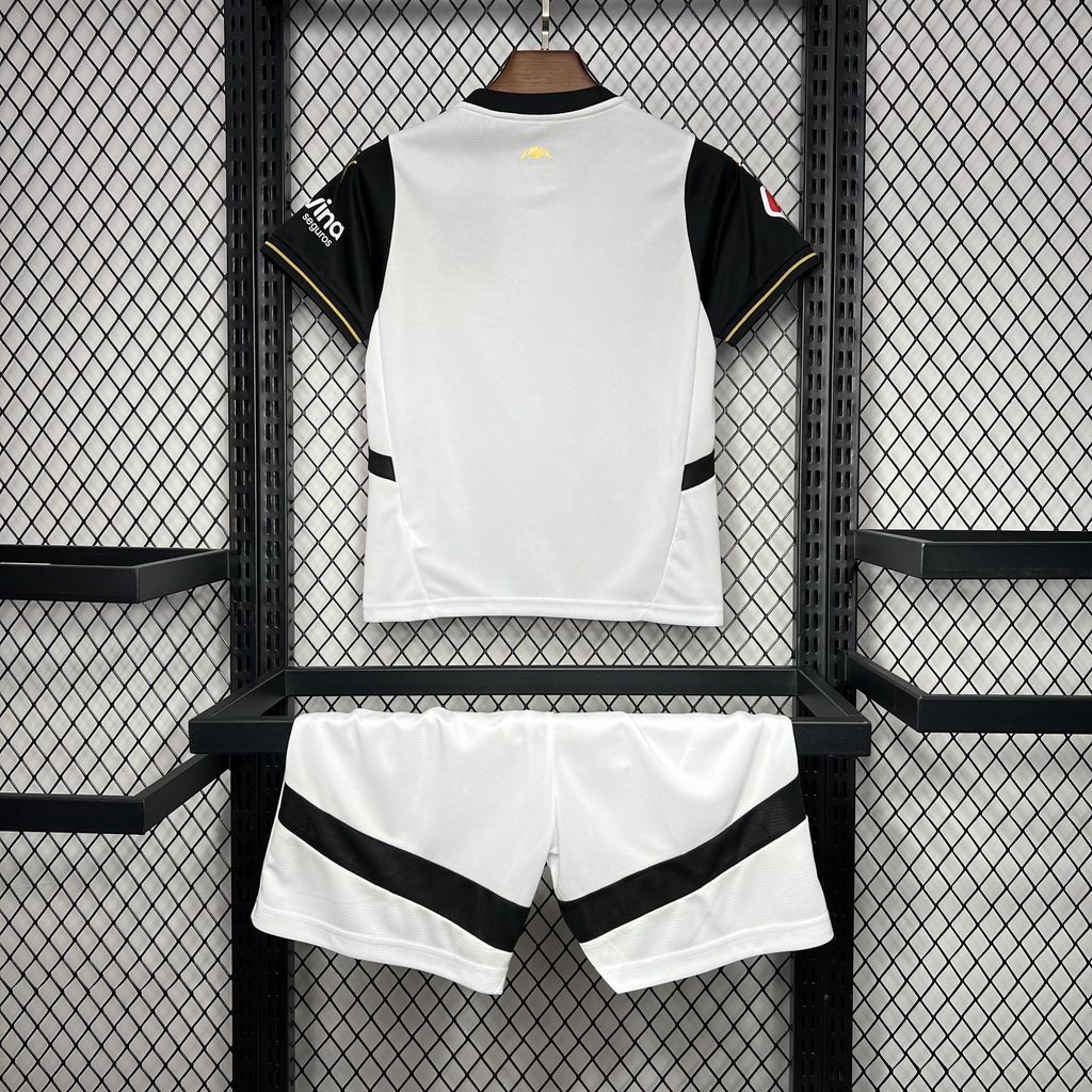 Valencia 24-25 Home Stadium Kids Kit - Unitedfutballjersey