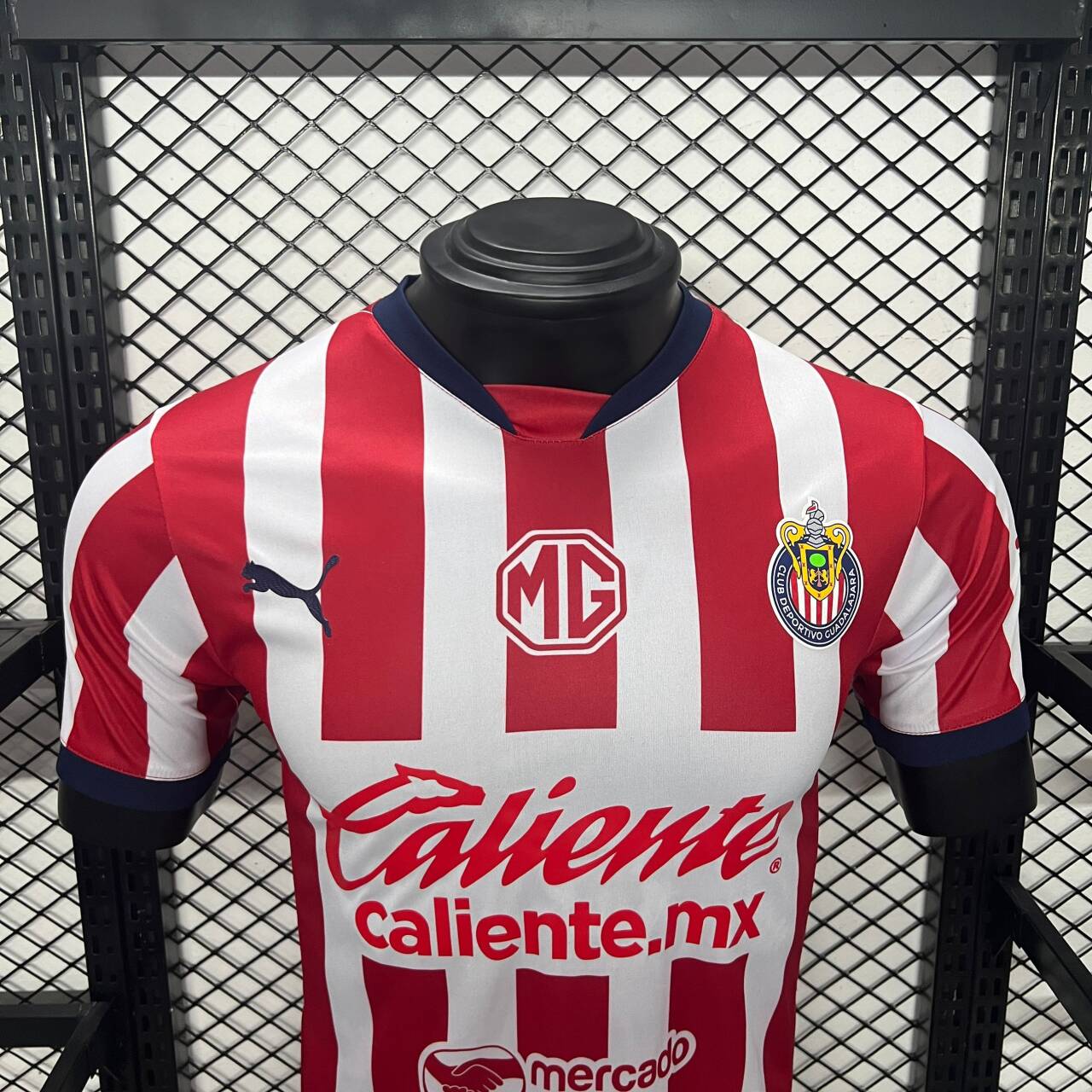 Chivas de Guadalajara 24-25 Home Stadium Jersey - Player Version - Unitedfutballjersey