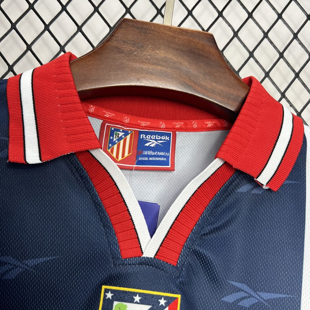 Retro Atletico Madrid 1998-99 Away Jersey - Unitedfutballjersey