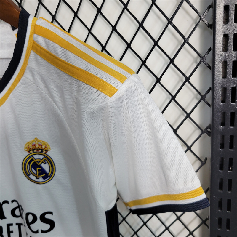 Real Madrid 23/24 Home Kids Kit - Unitedfutballjersey